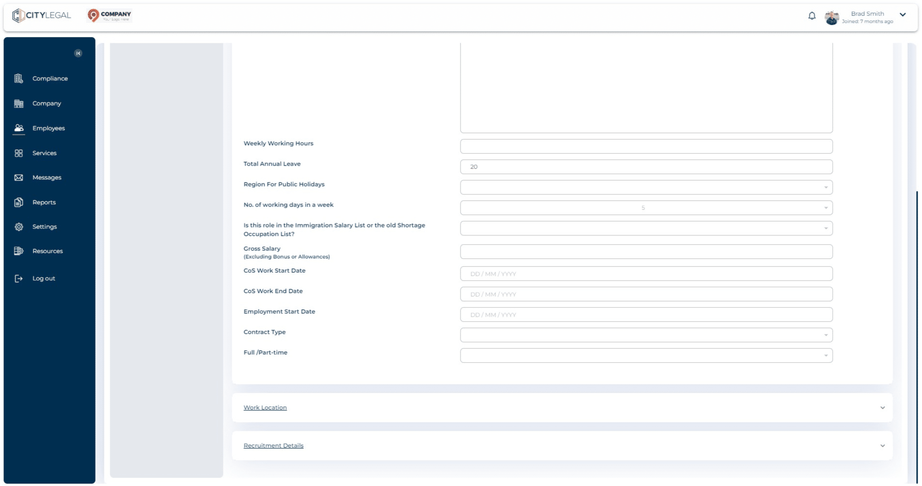Click on "Recruitment Details" in there.