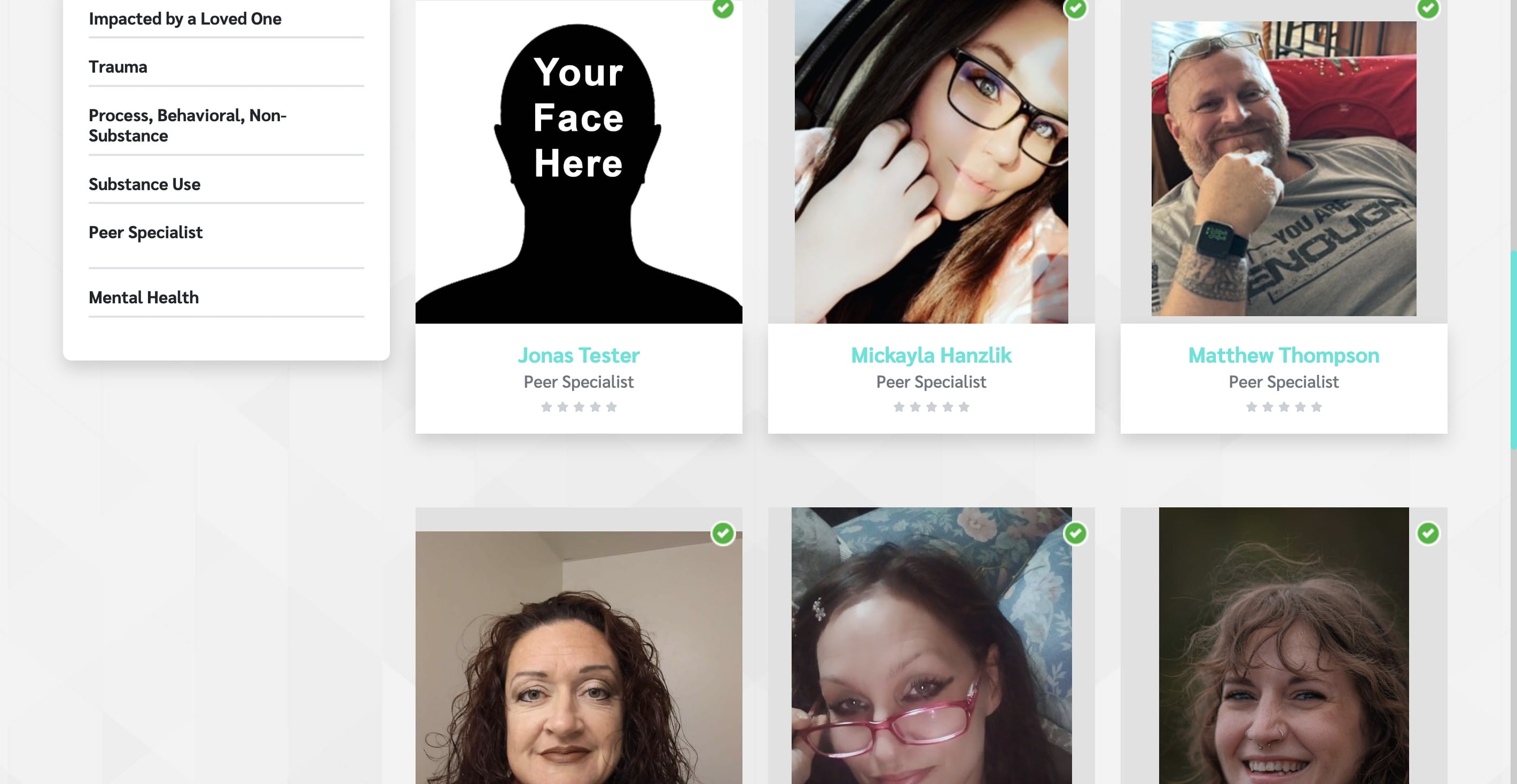 Find your profile, and click to open.