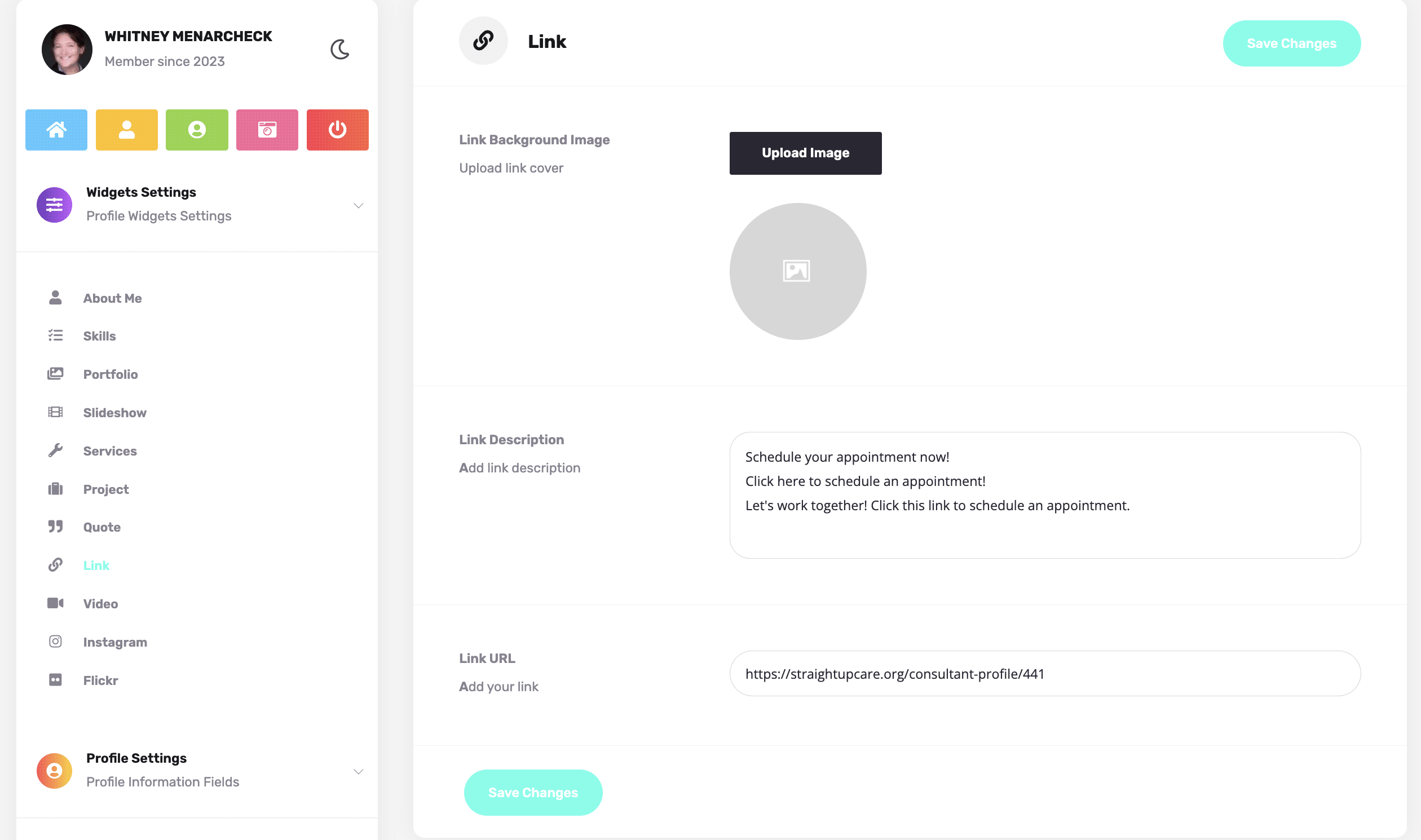 Click "Save Changes."