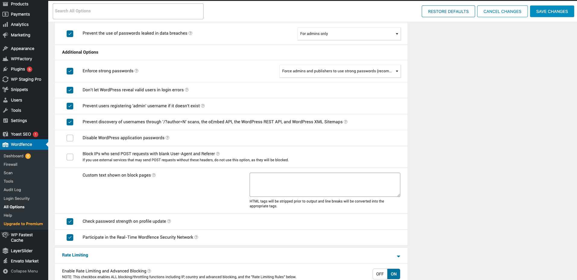 Indien je een security plugin hebt geinstalleerd zoals Wordfence kan het zijn dat applicatie wachtwoorden zijn uitgeschakeld. Schakel dit in om connectie problemen te vermijden. 