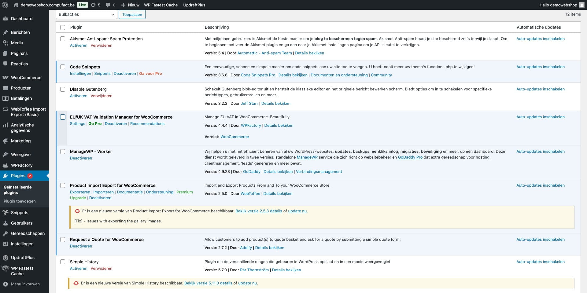 installeer "EU/UK VAT Validation Manager for WooCommerce"