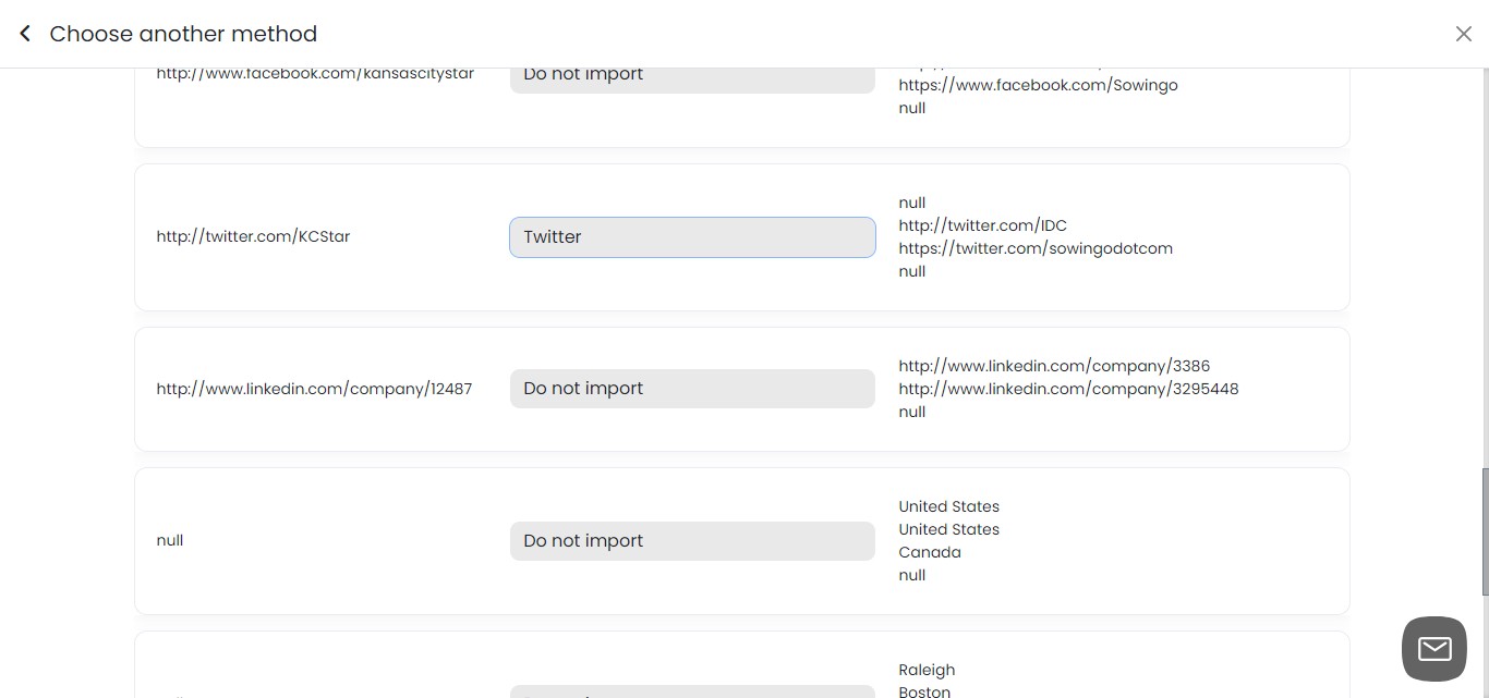 SMS-iT allows you to populate most social media channels. Custom fields are also available for special cases.