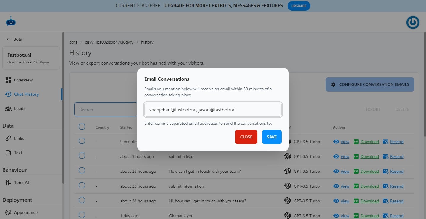 If you want to add multiple emails, just add a "comma" after the first email and then add the next email.