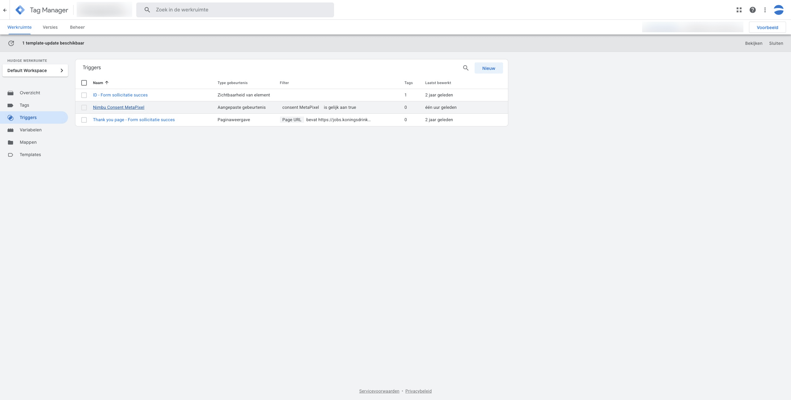 Create a trigger that is based on the created variable.