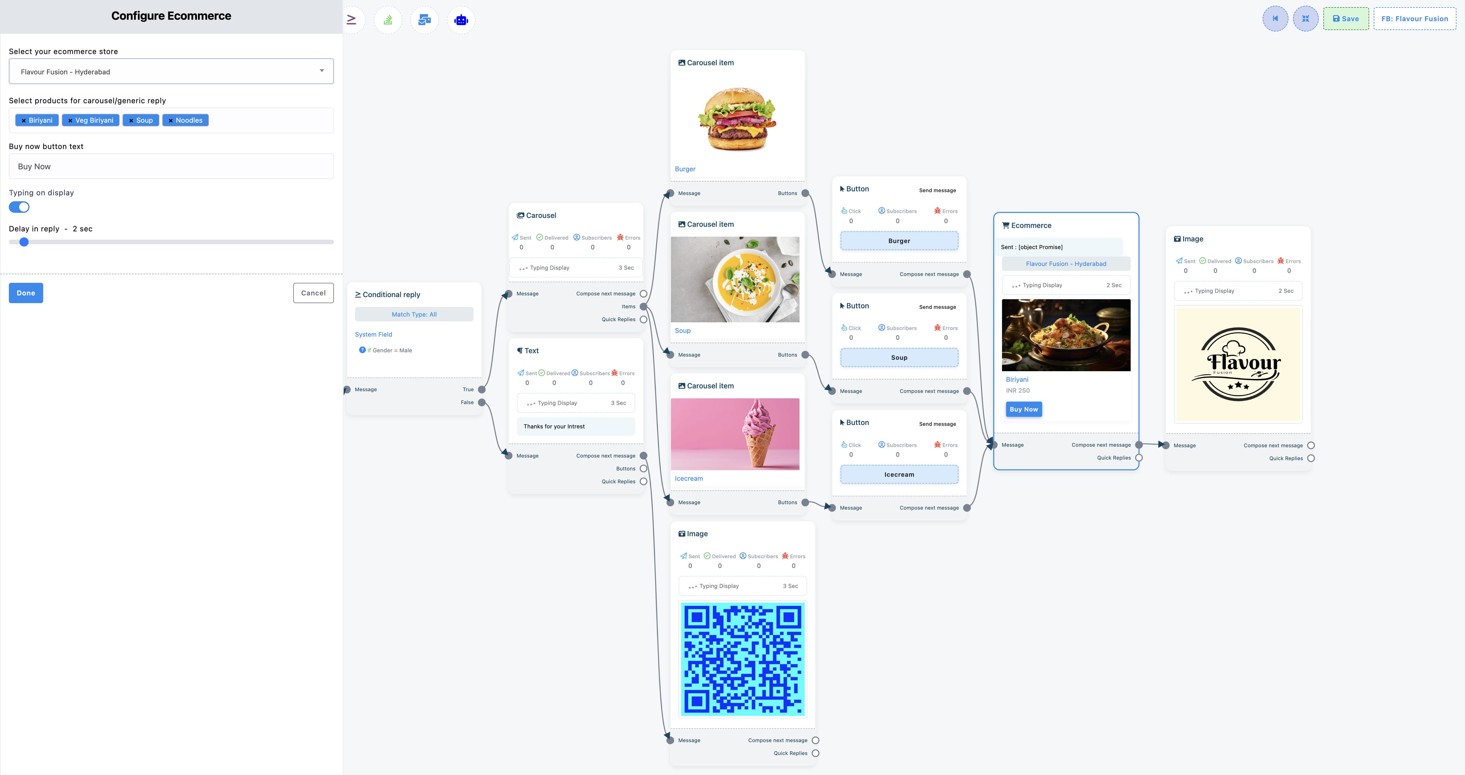 The best part of CheifBot is its ability to enable an ecommerce store 🛍️ within the bot, significantly enhancing sales potential and driving better conversion rates. 