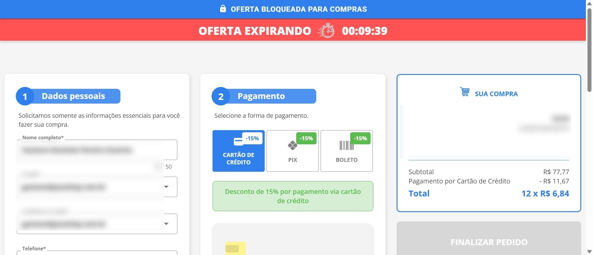 **Pronto!** Agora você já sabe como configurar descontos por meio de pagamento, vincular o checkout à oferta e verificar como o desconto aparece para o comprador.