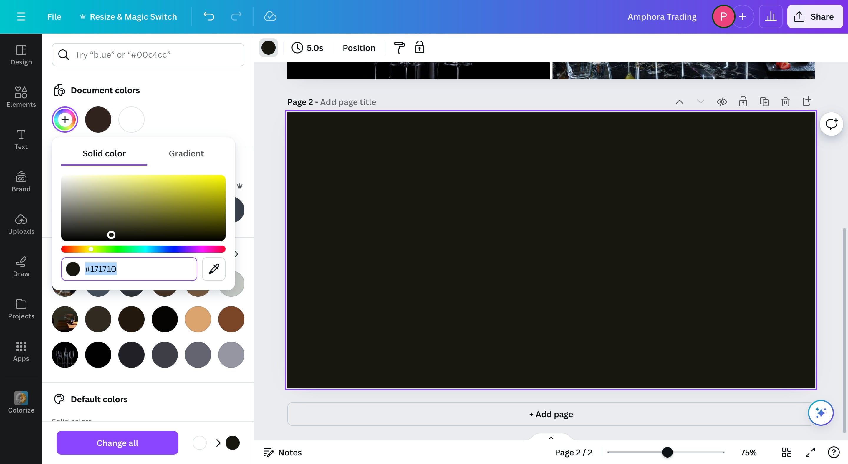 Copy your Hex Code