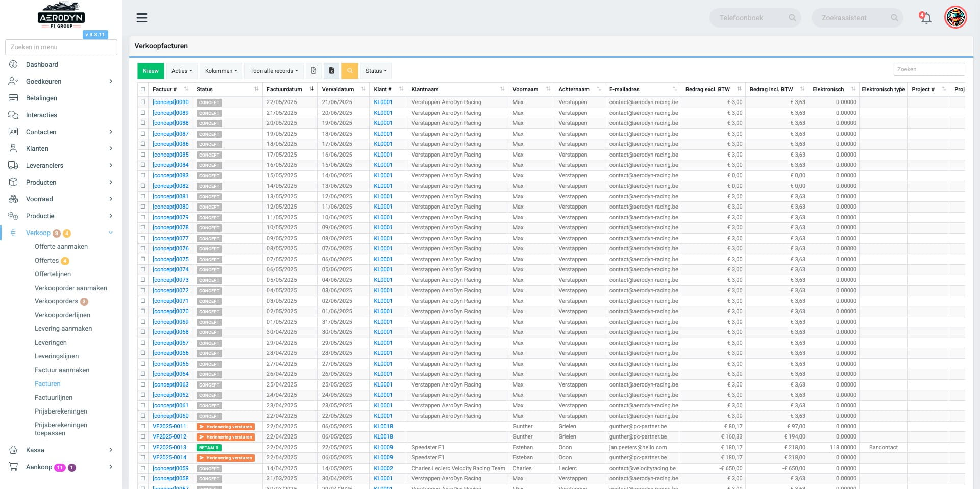 Download het resultaat in Excel
