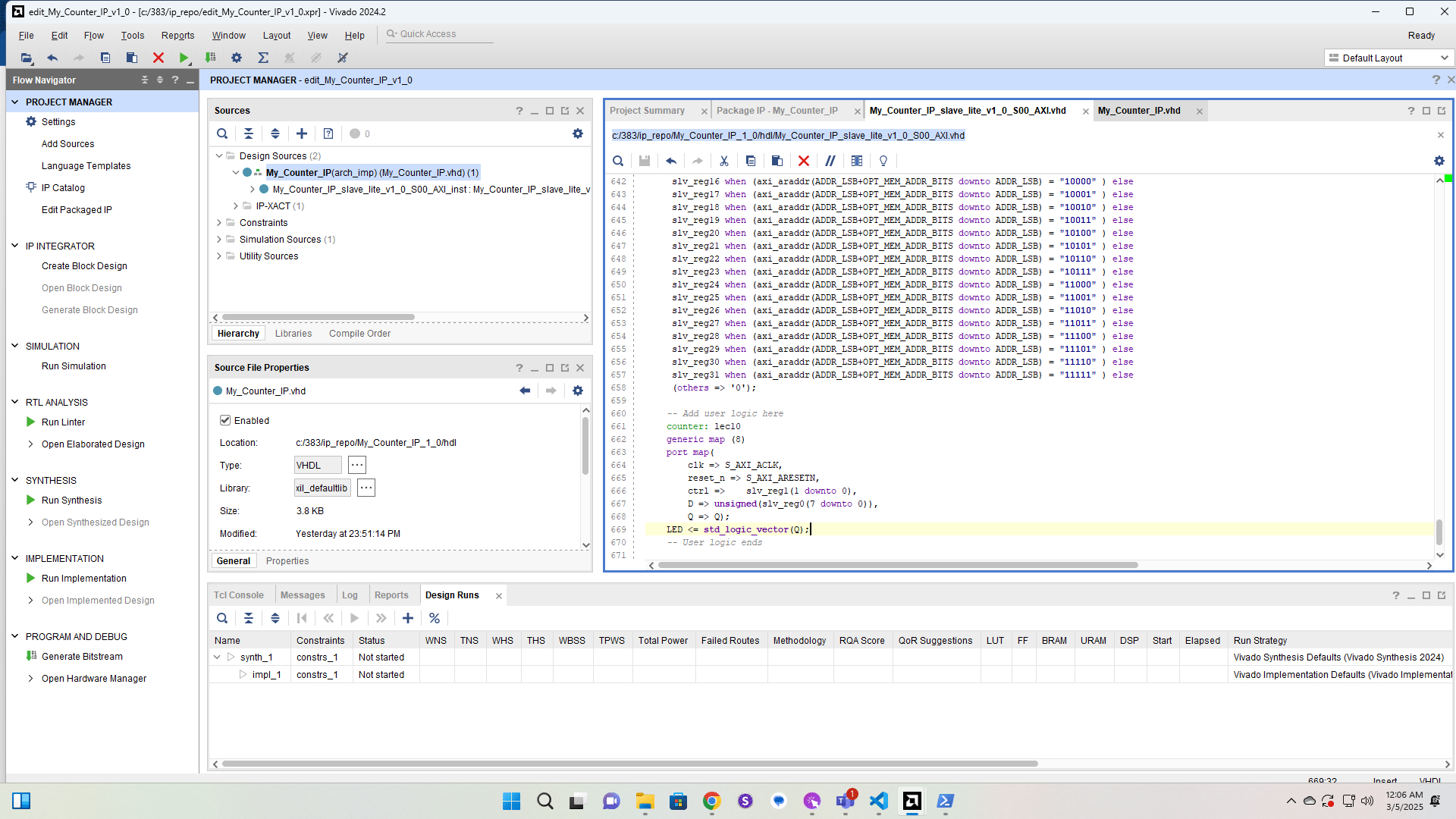 Edit My_Counter_IP.vhd
