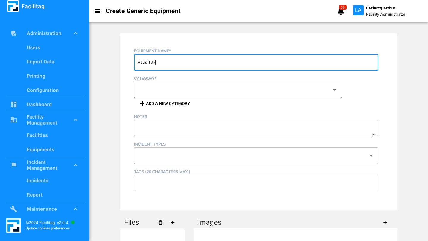 Click here and select a category
