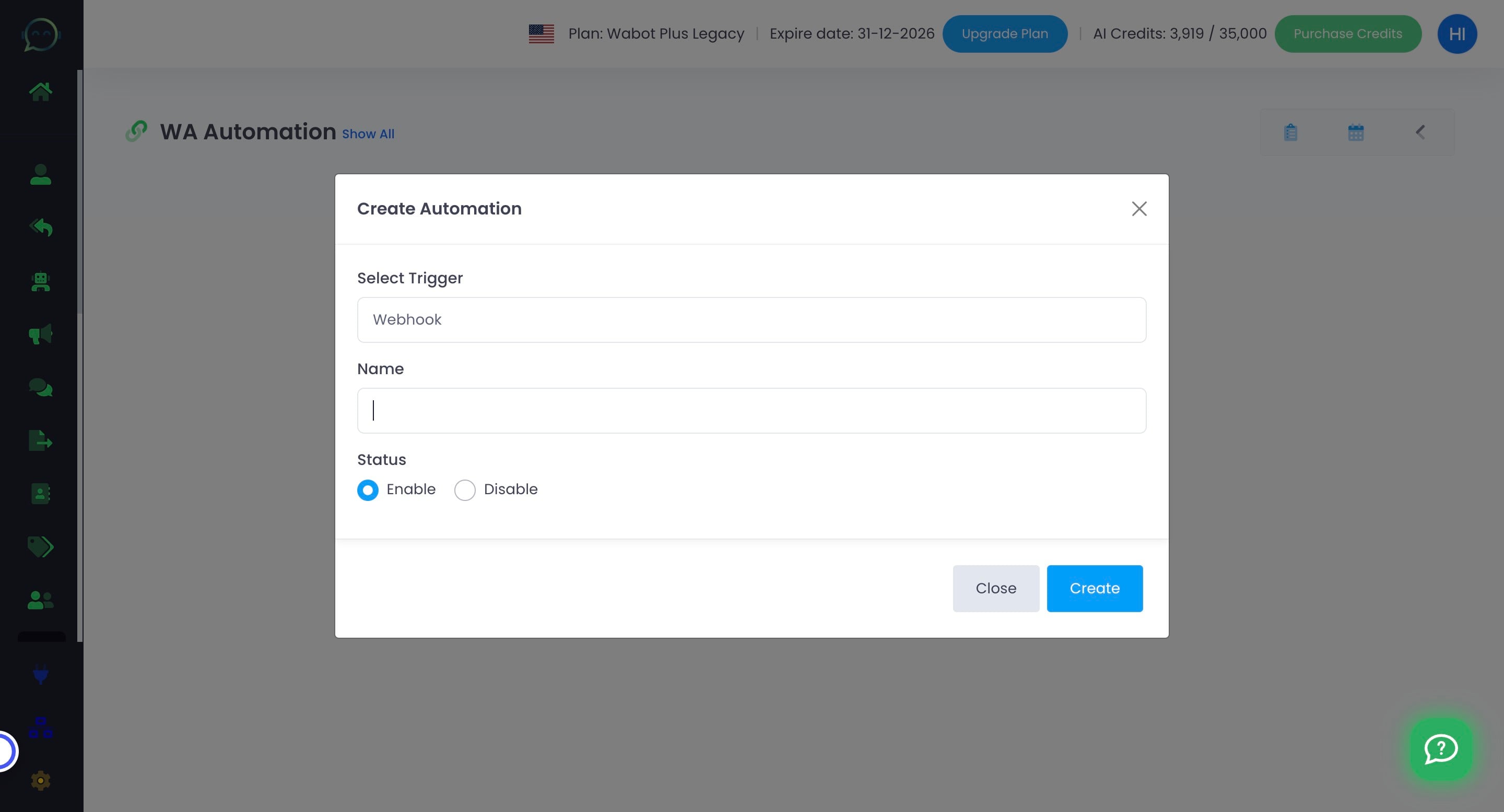 Name your automation