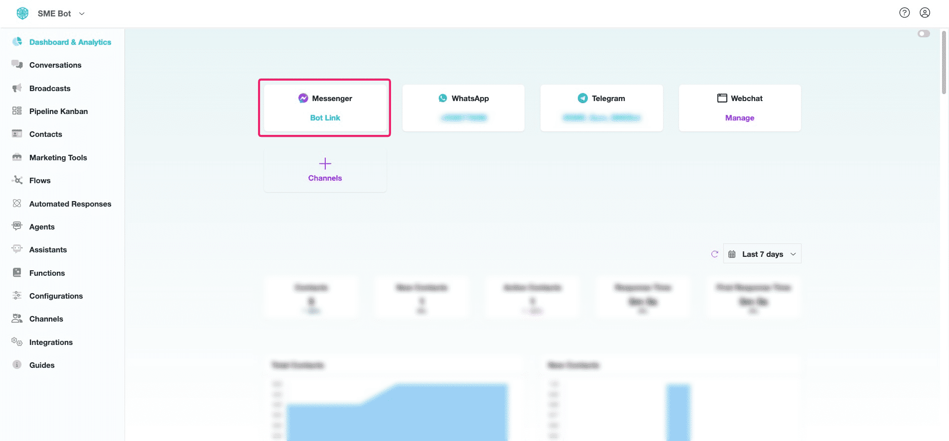 ✅ Done! You’ve successfully integrated Messenger as a channel into SME Bot. 🚀