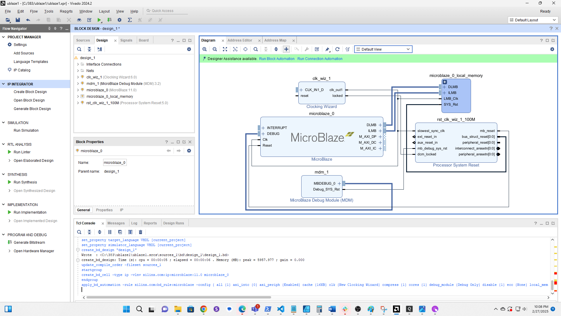 Click + to add a new component
