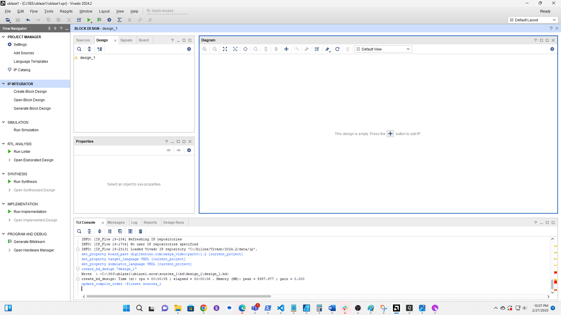 Click the plus to add a component