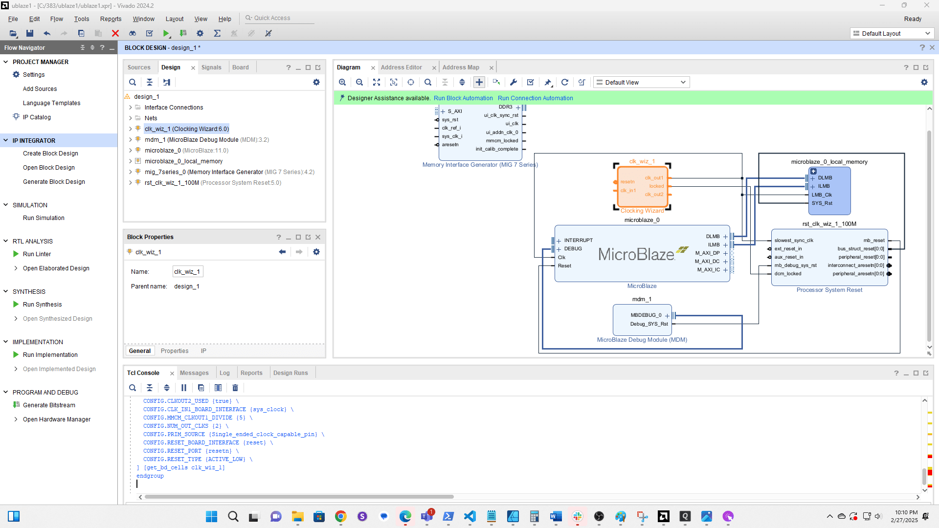 Click + to add a new component