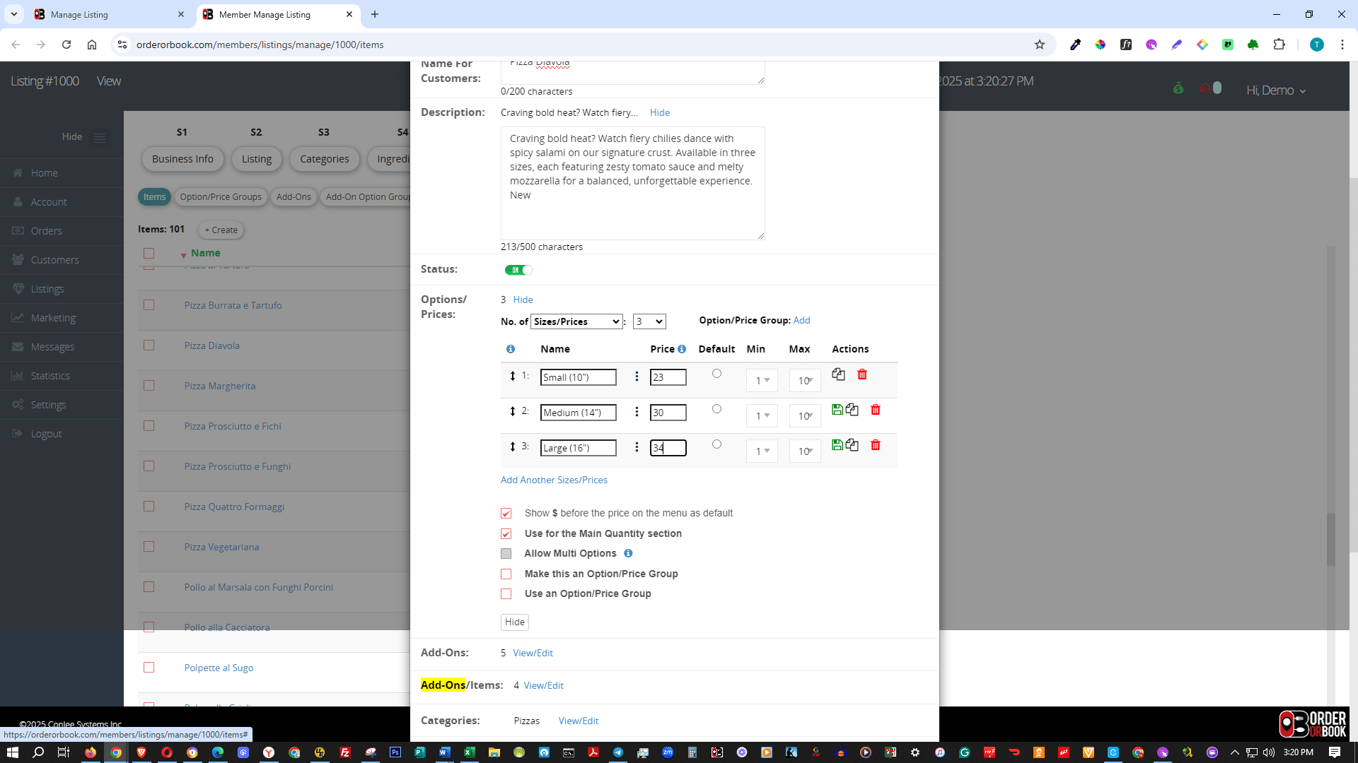 Click the **Save** icon.