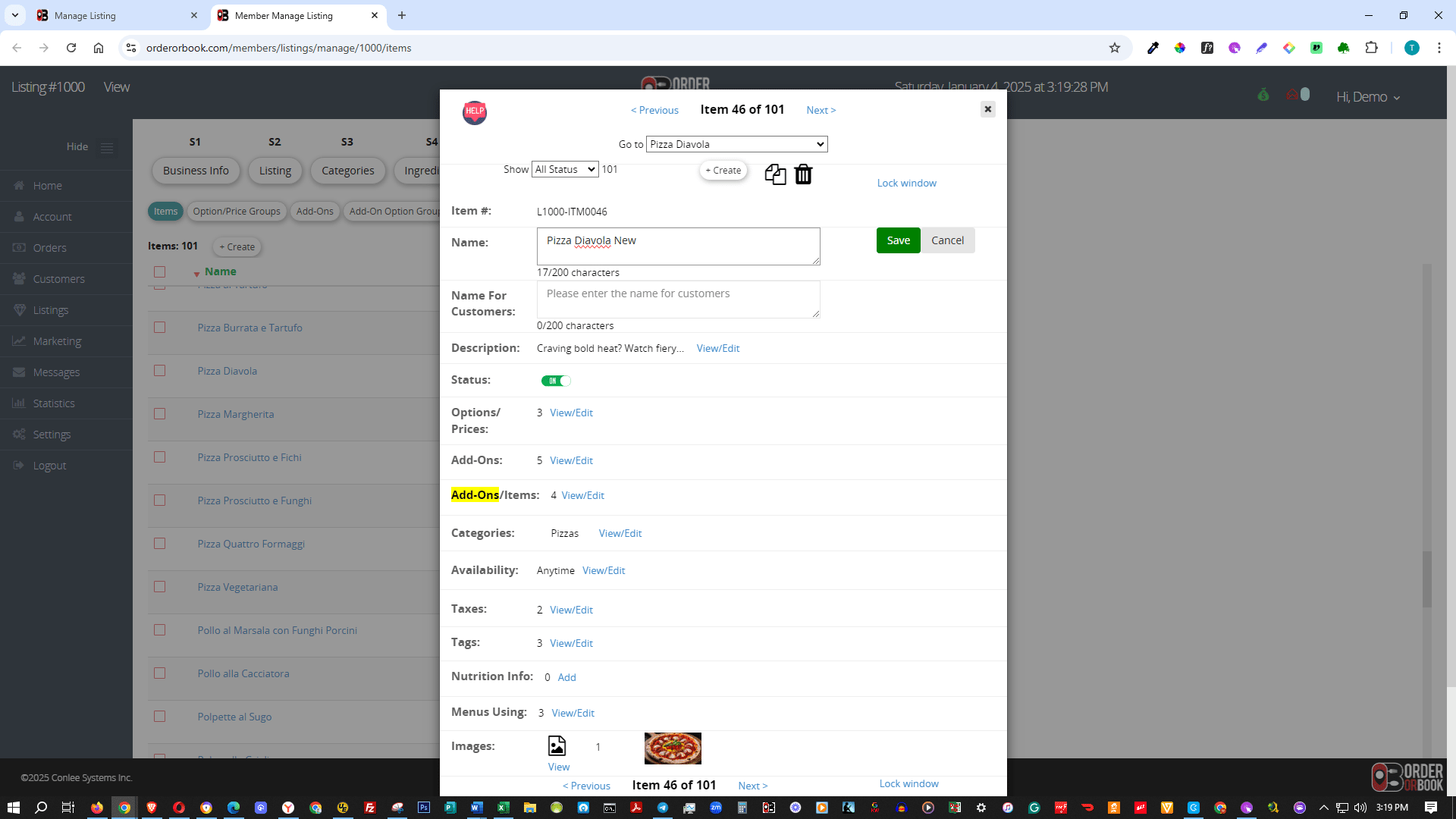 Click the **Save** button.