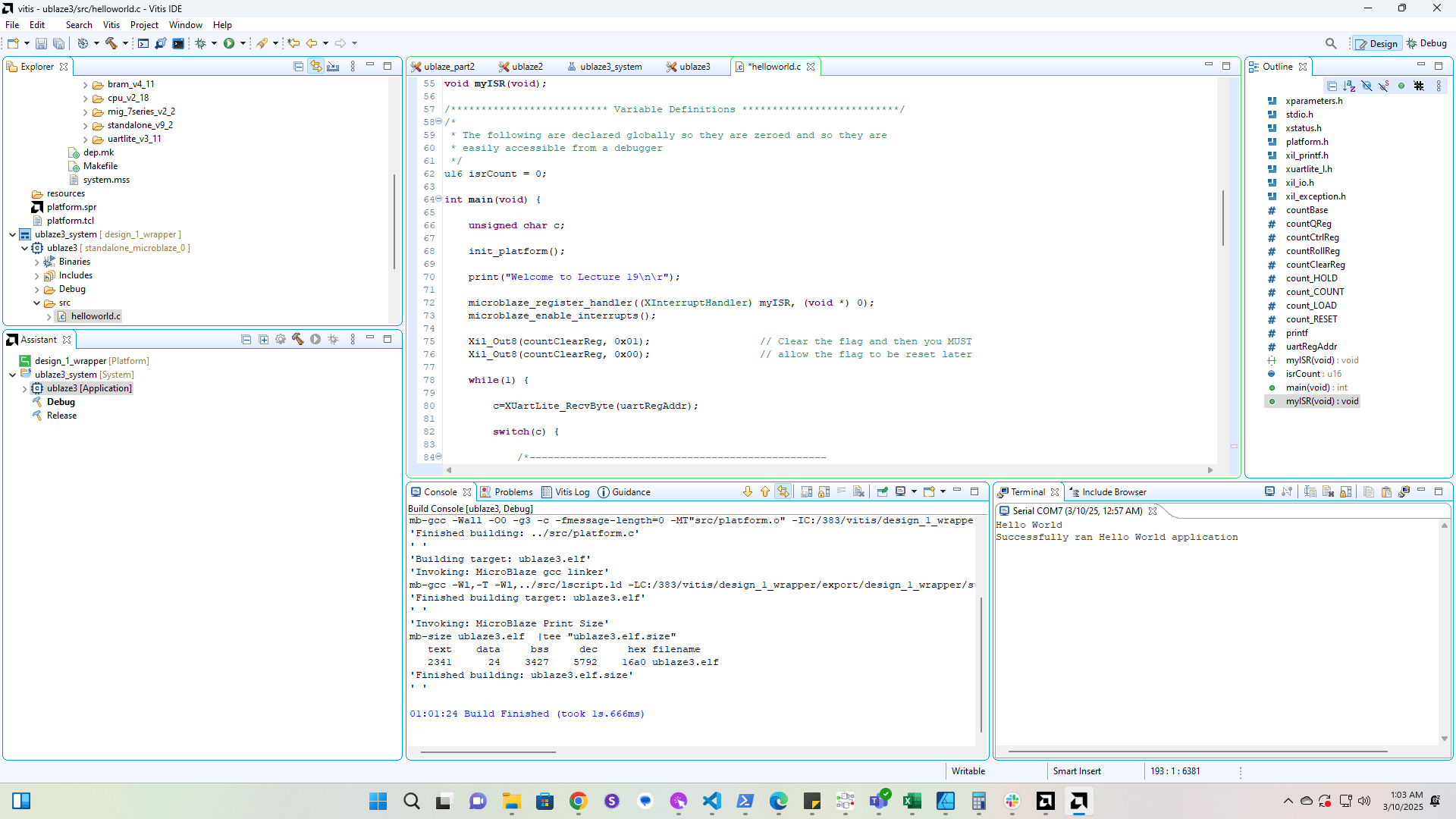 Delete lines 75 and 76 since we didn't setup a flag register