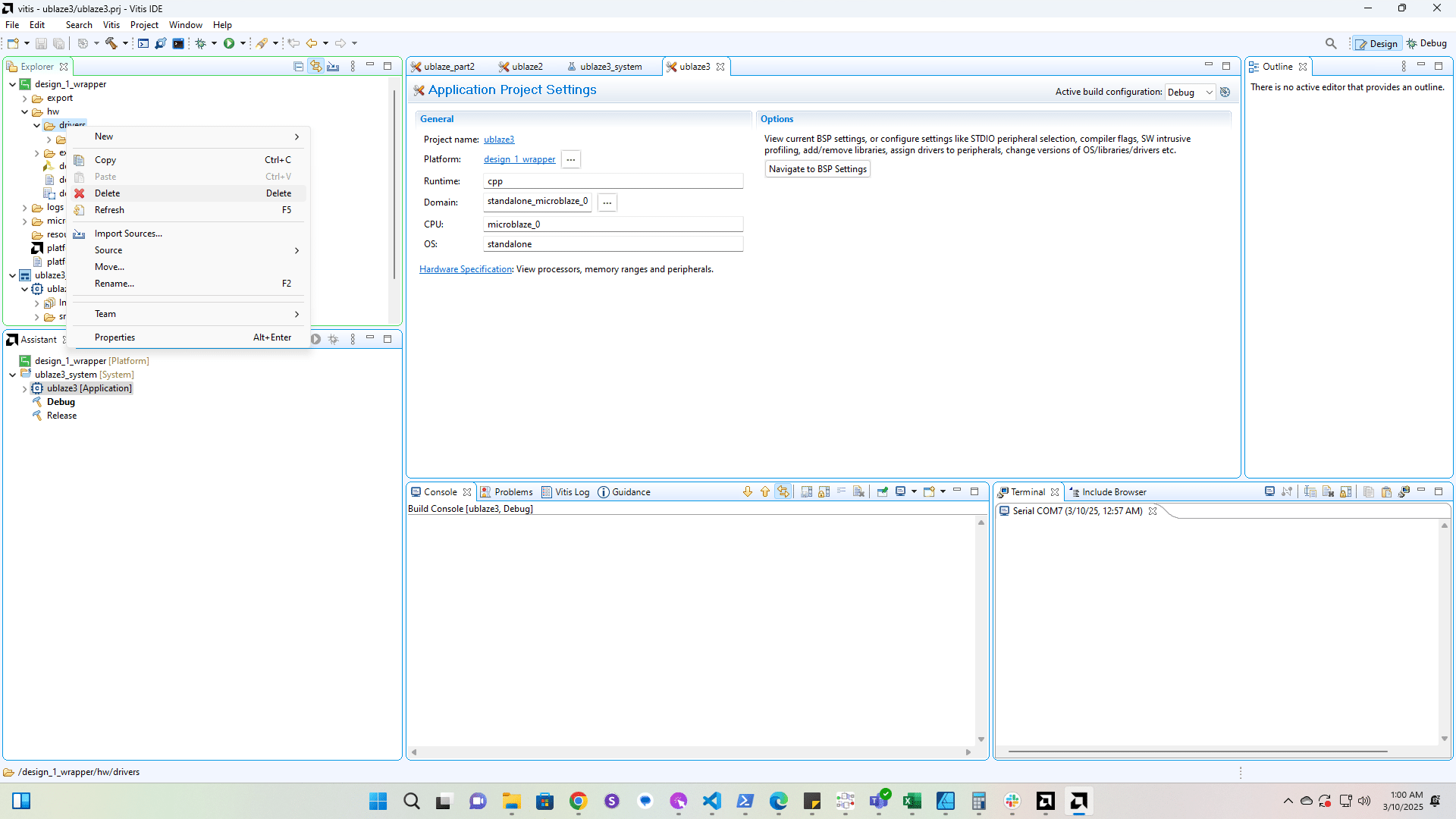 Delete the drivers folder