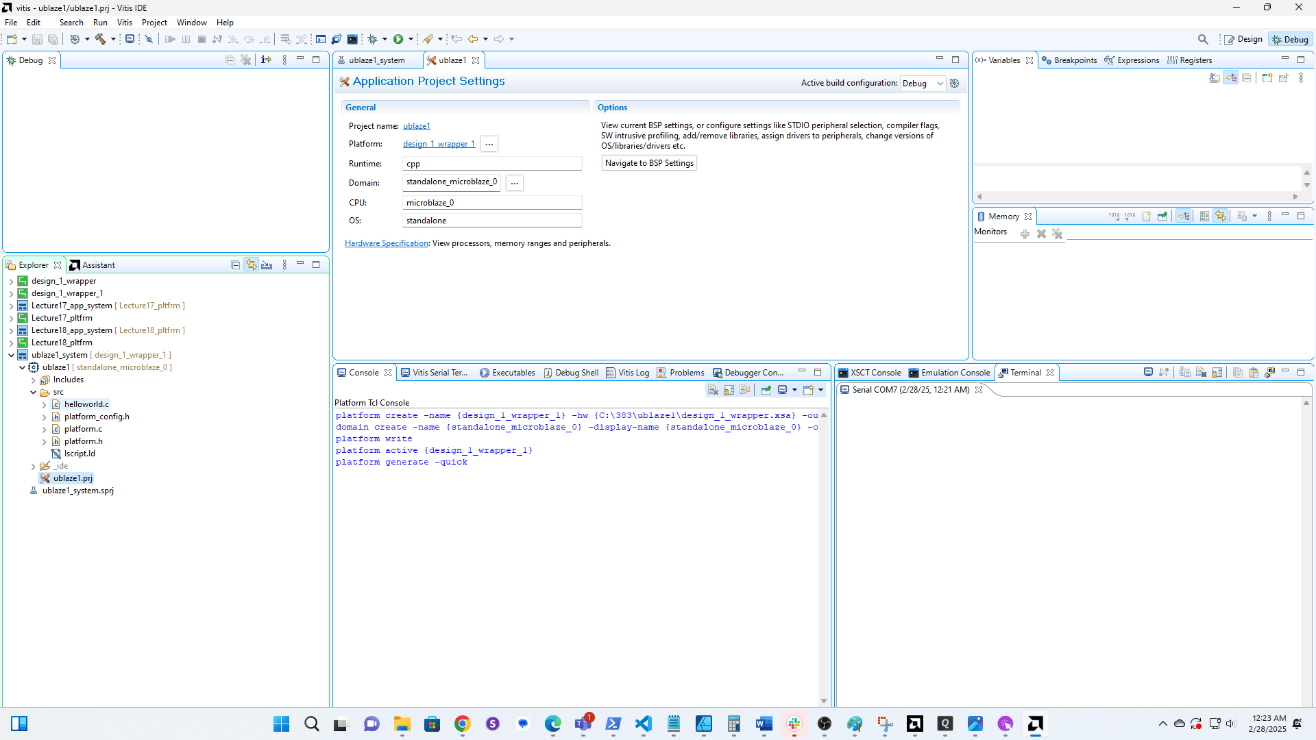 Open the example code