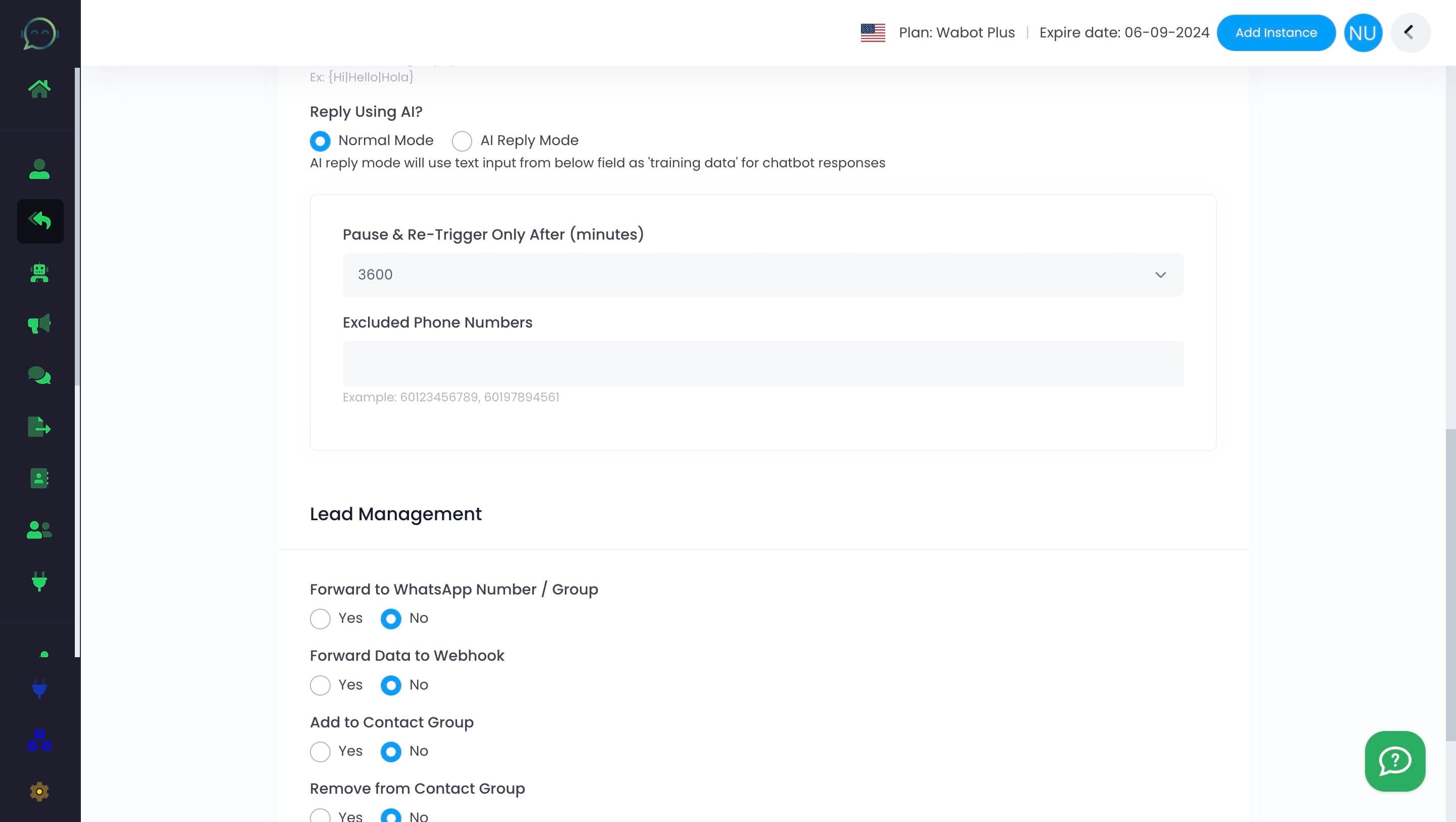 After the first response, the system will take a short break before replying again to keep conversation moving smoothly