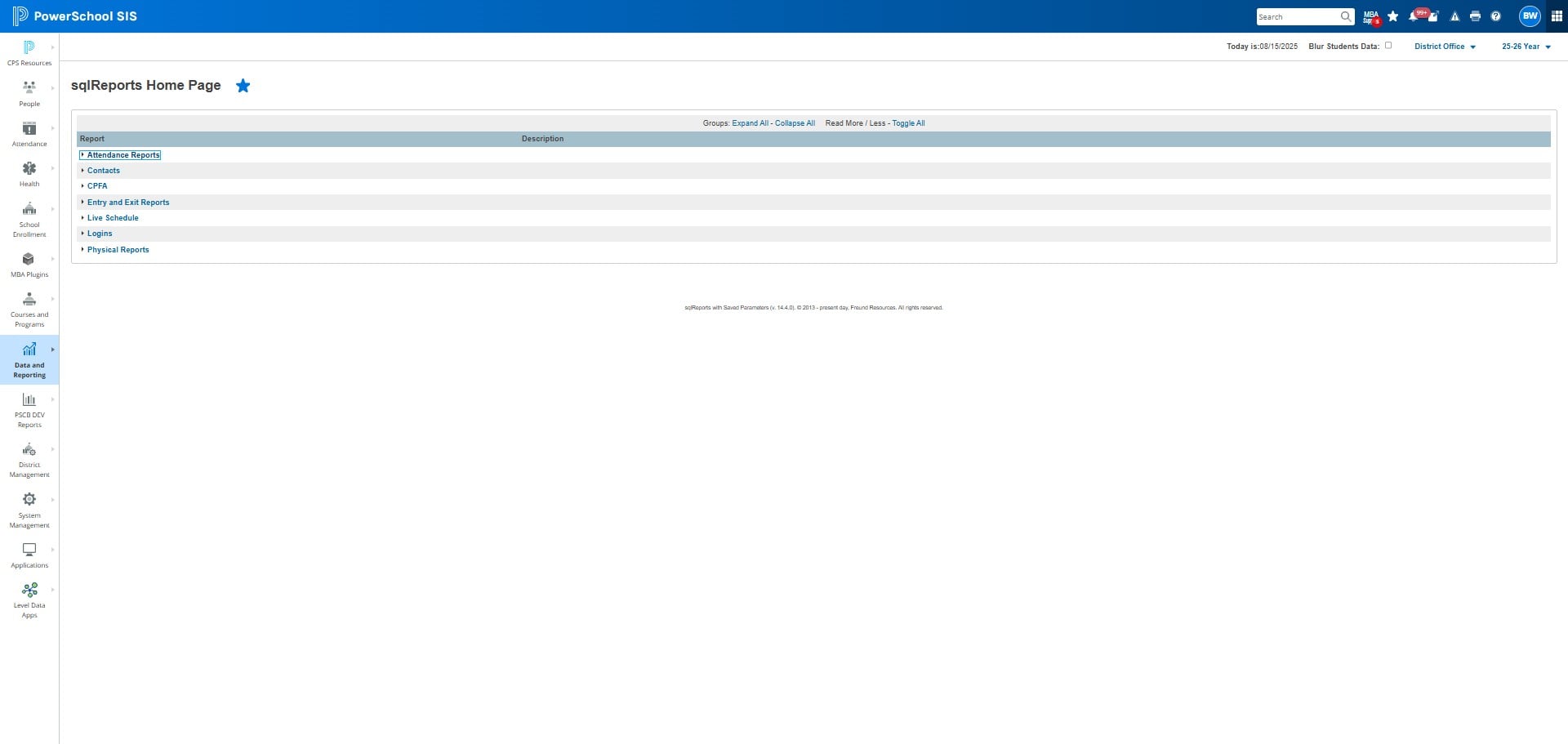 Click Attendance Reports