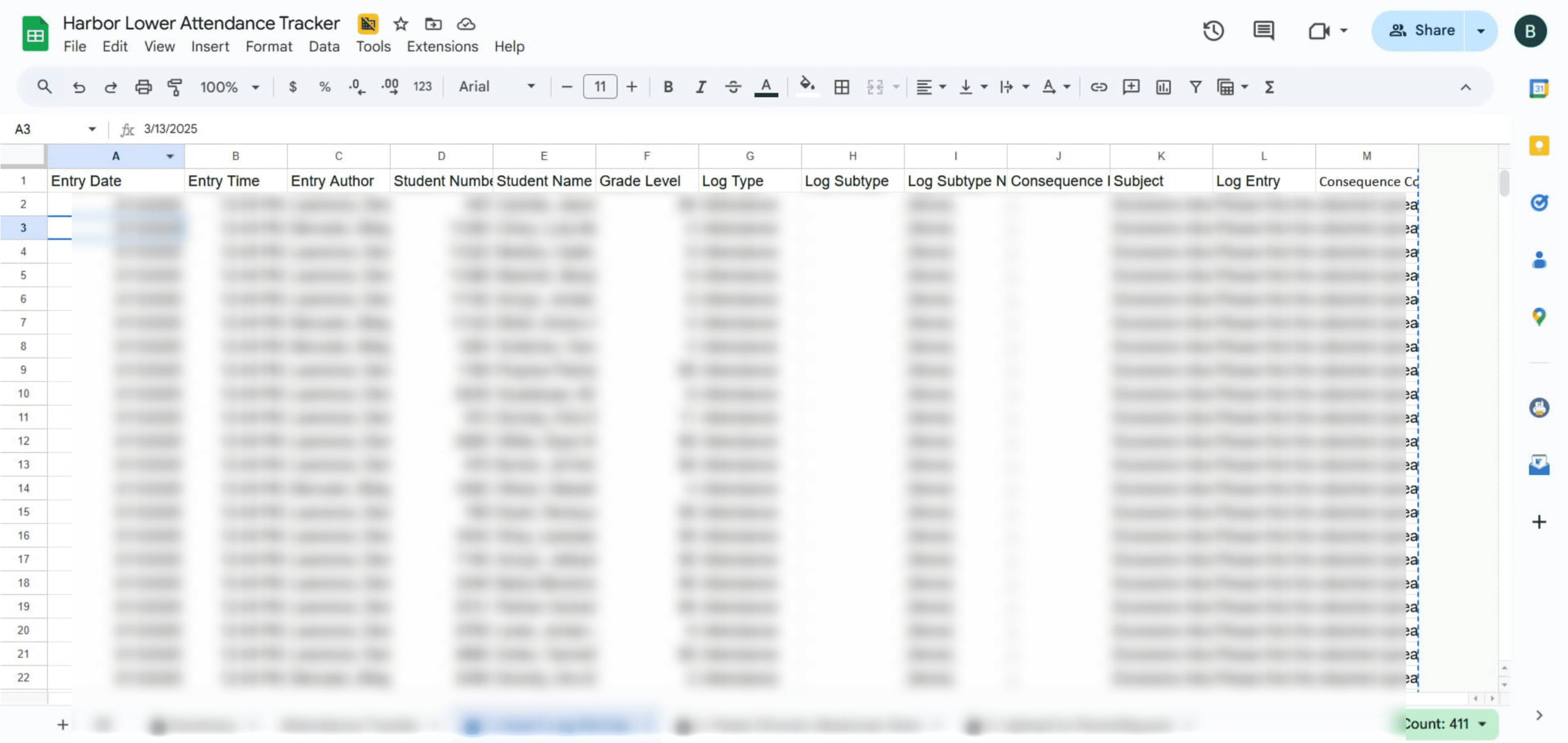Select all columns and erase old data