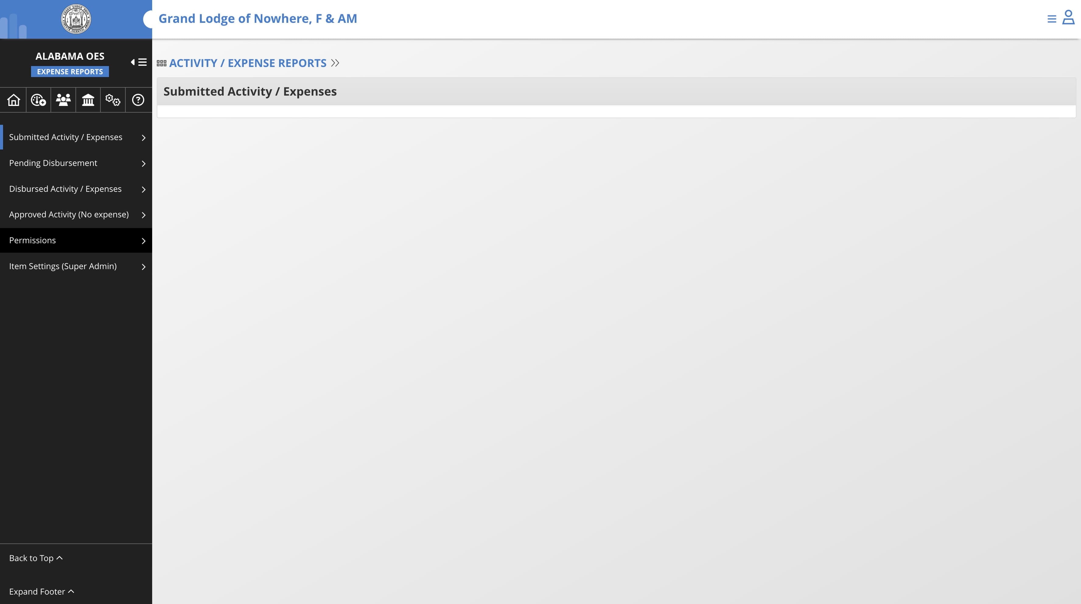 To configure who can submit the reports, Click on "Permissions"