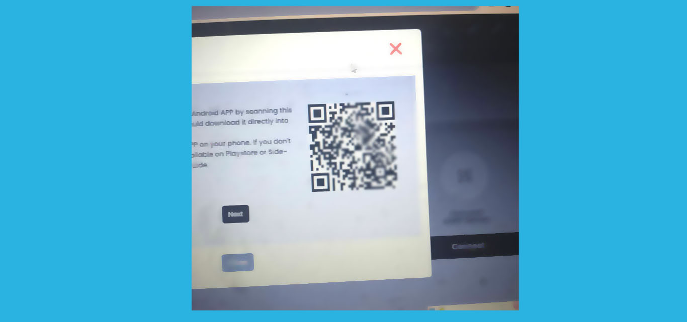 Scan QR code with your Android phone