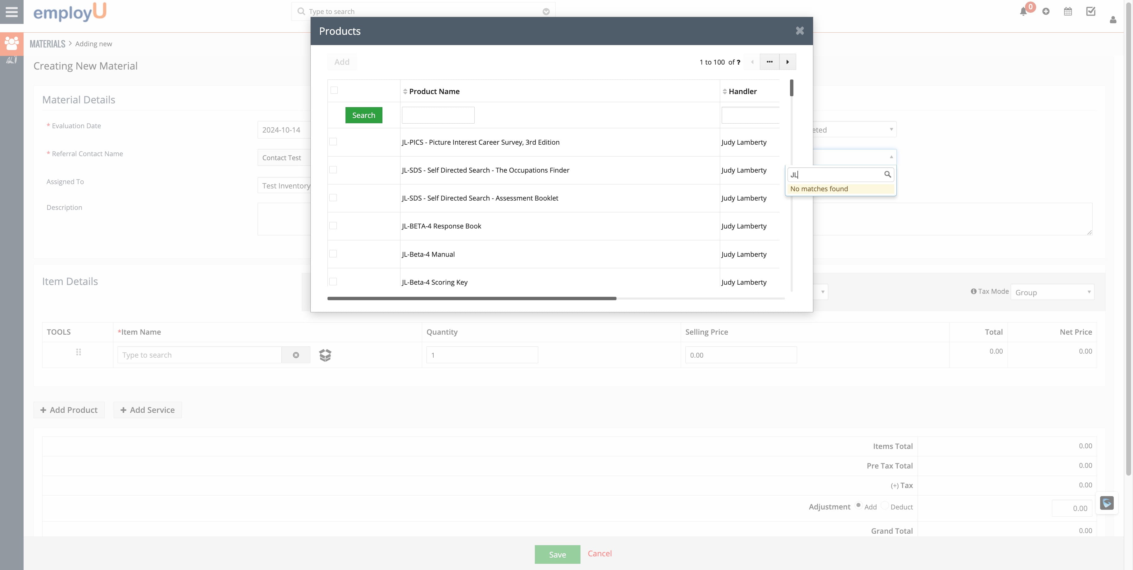Click on 'Product Name'.