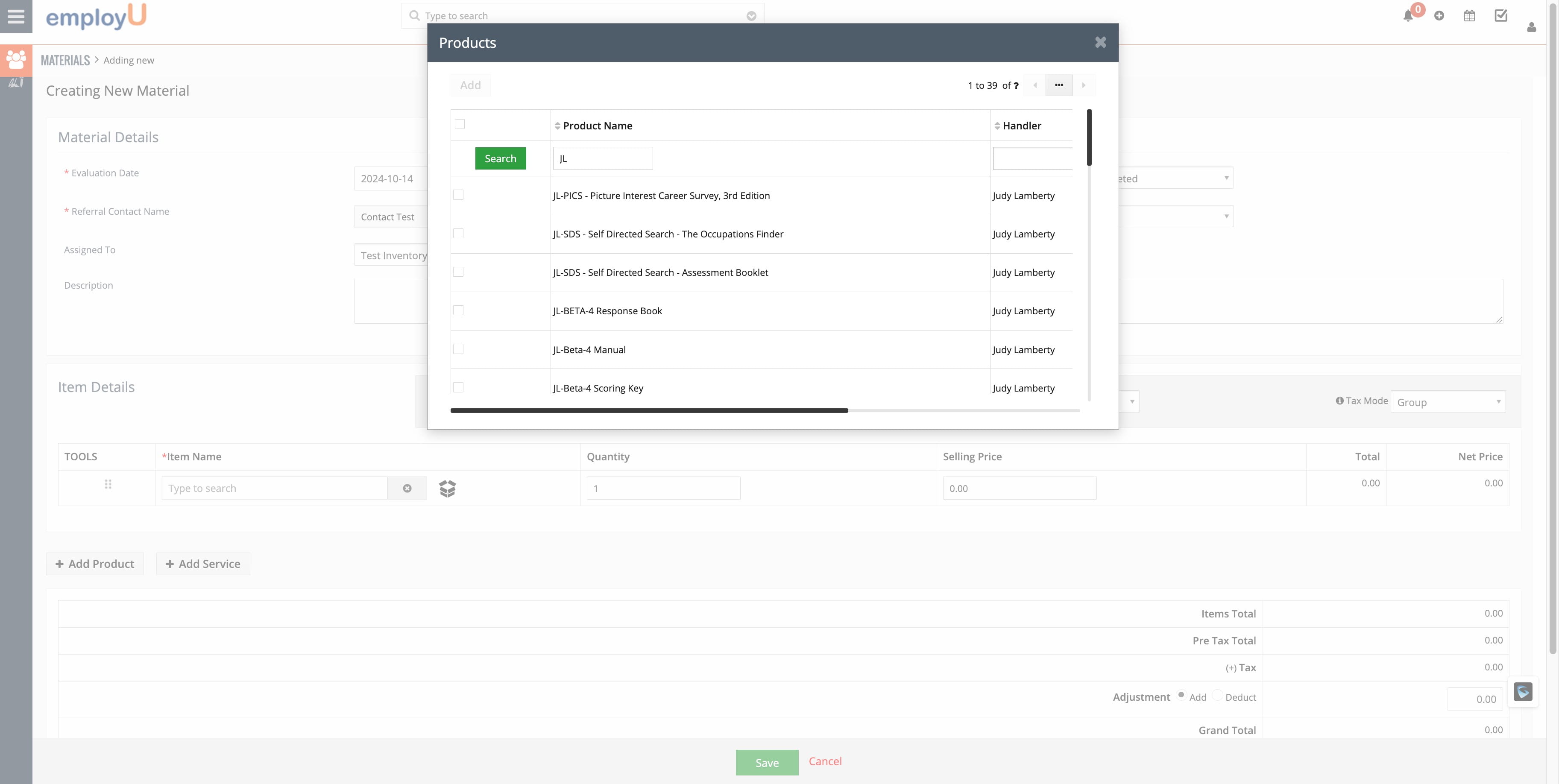 Also, search for your name in the 'Handler' field.
