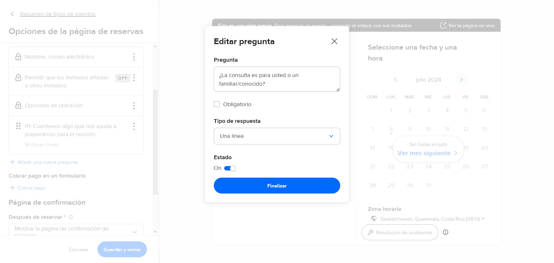 Un ejemplo sería el siguiente. 