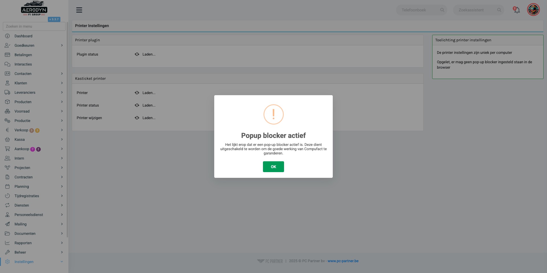Indien je pop up blocker aanstaat, gelieve deze eerst uit te zetten.