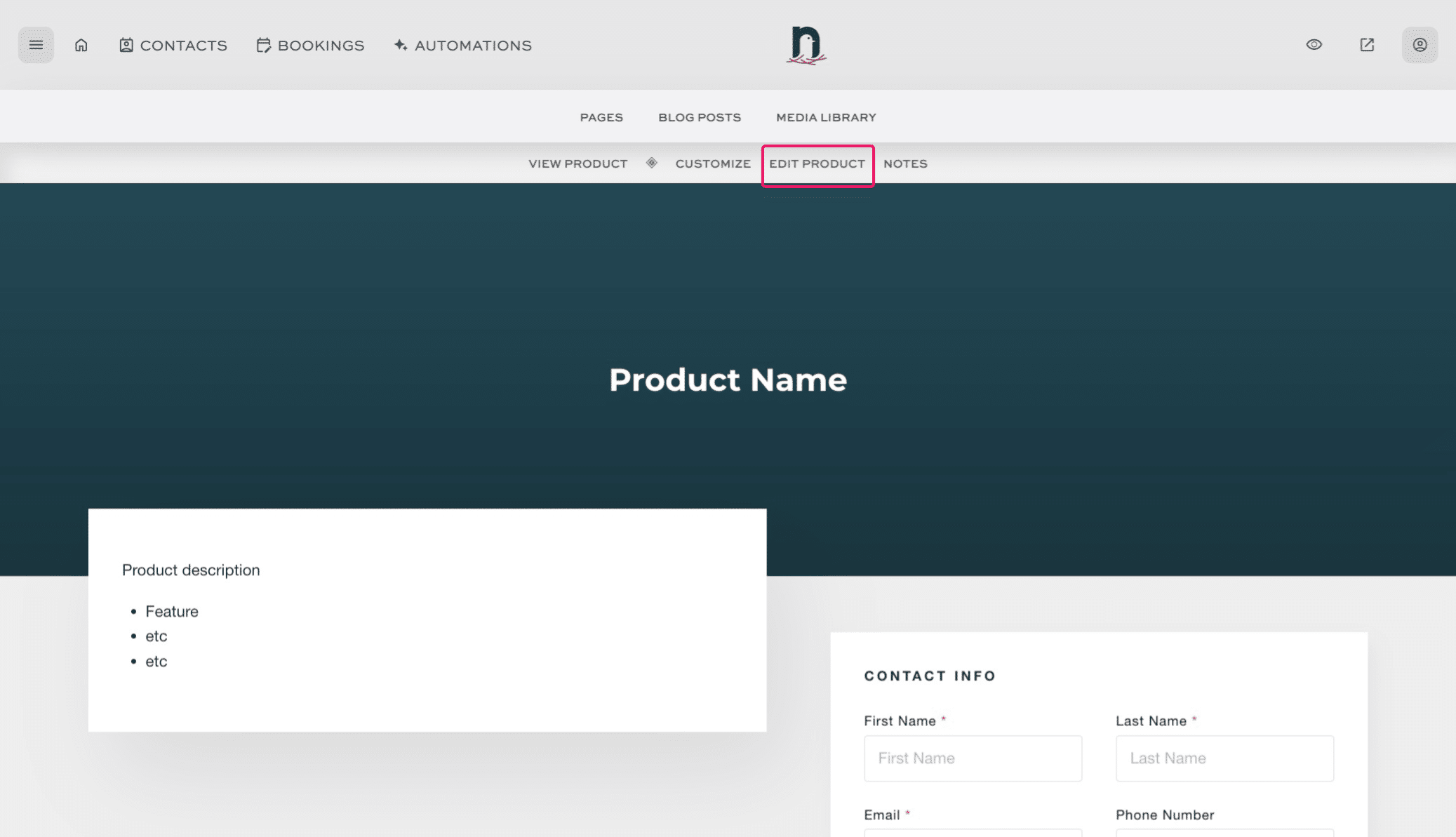 You've created a product! 🚀  
To make any changes, click "Edit Product".