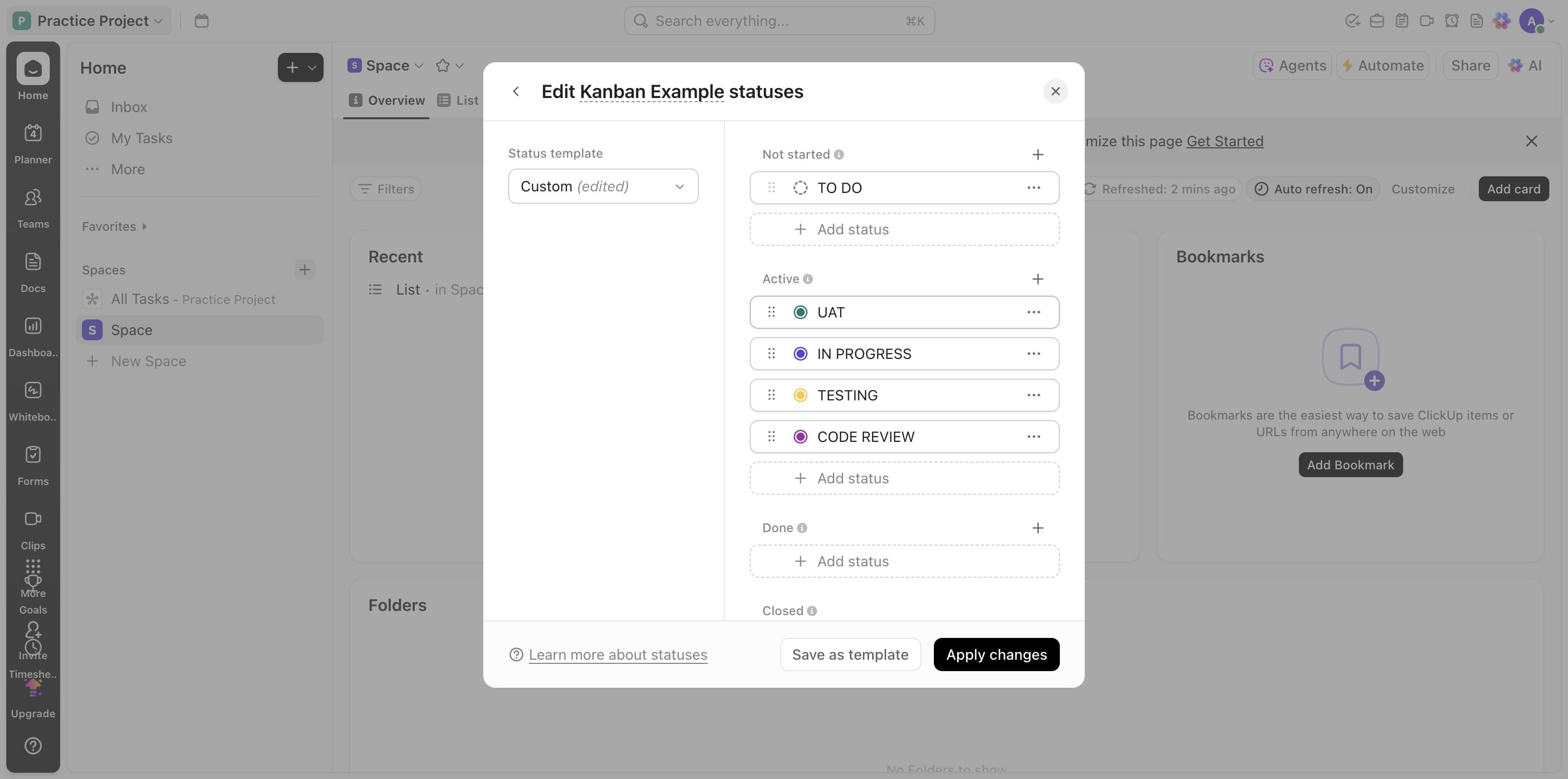 Add colors, drag to positions