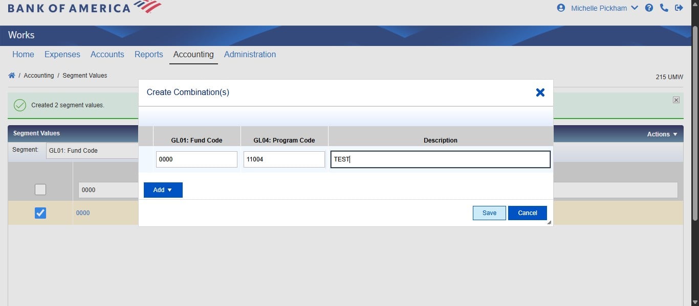 Then click on "Save"