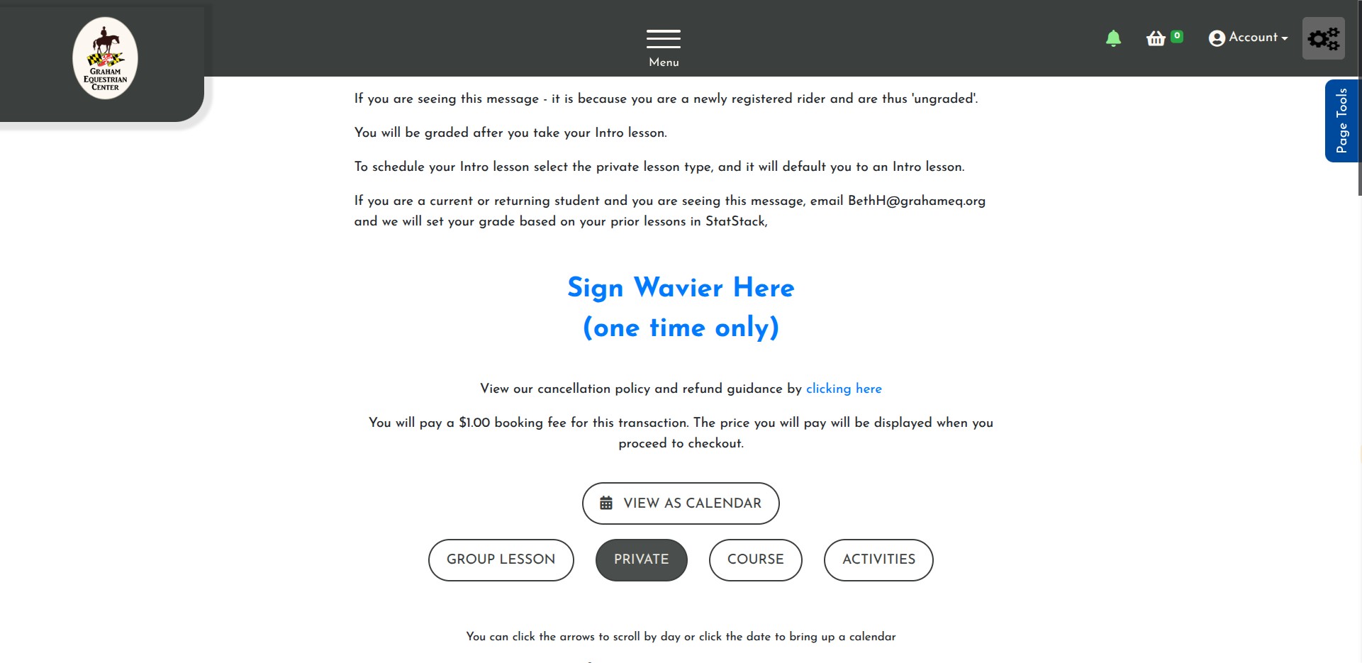 Click on "Private"