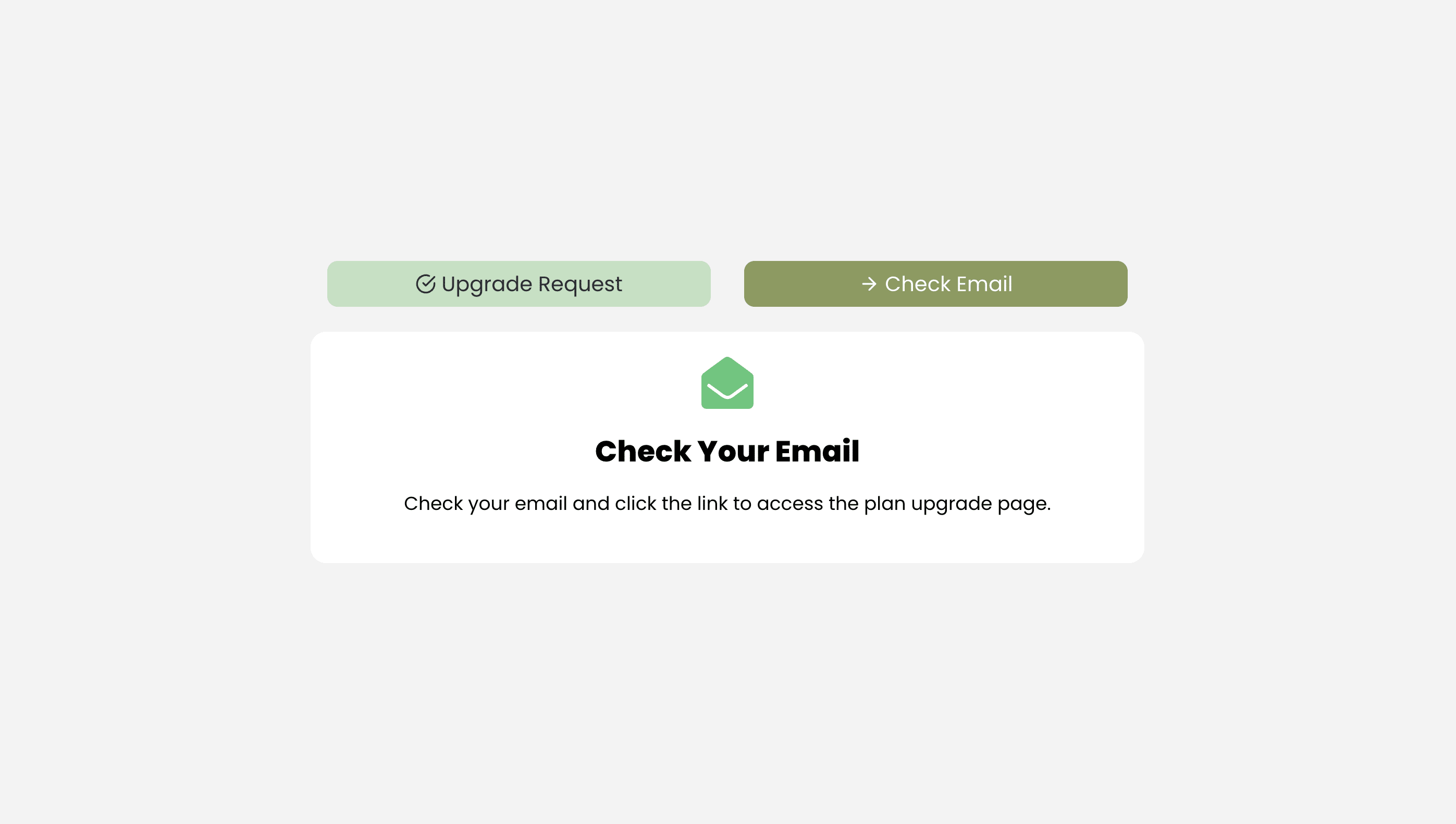 Check your email