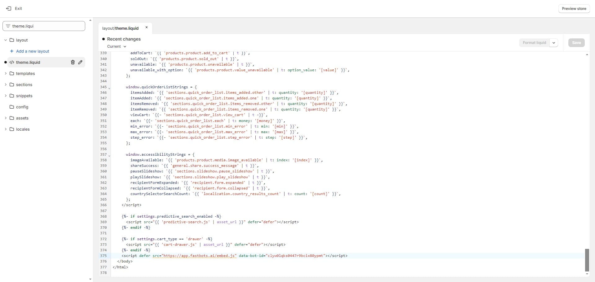 Click this icon to exit this screen.