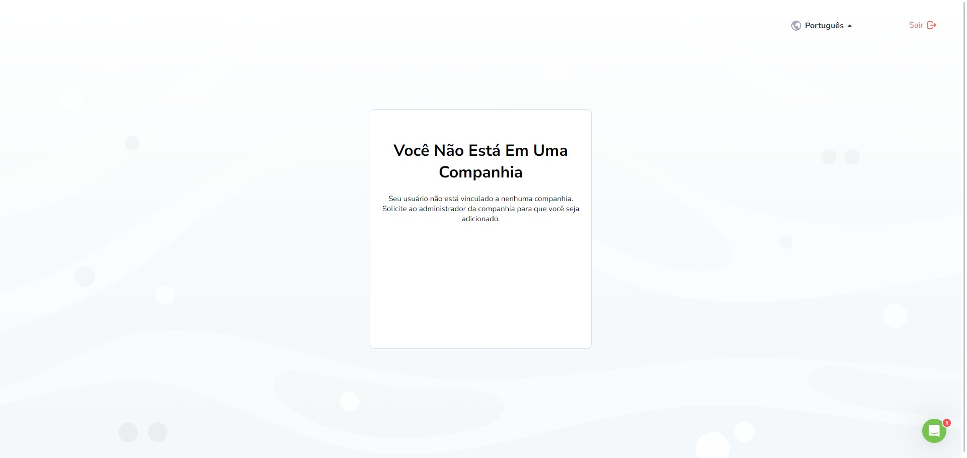 Click on "Sair"