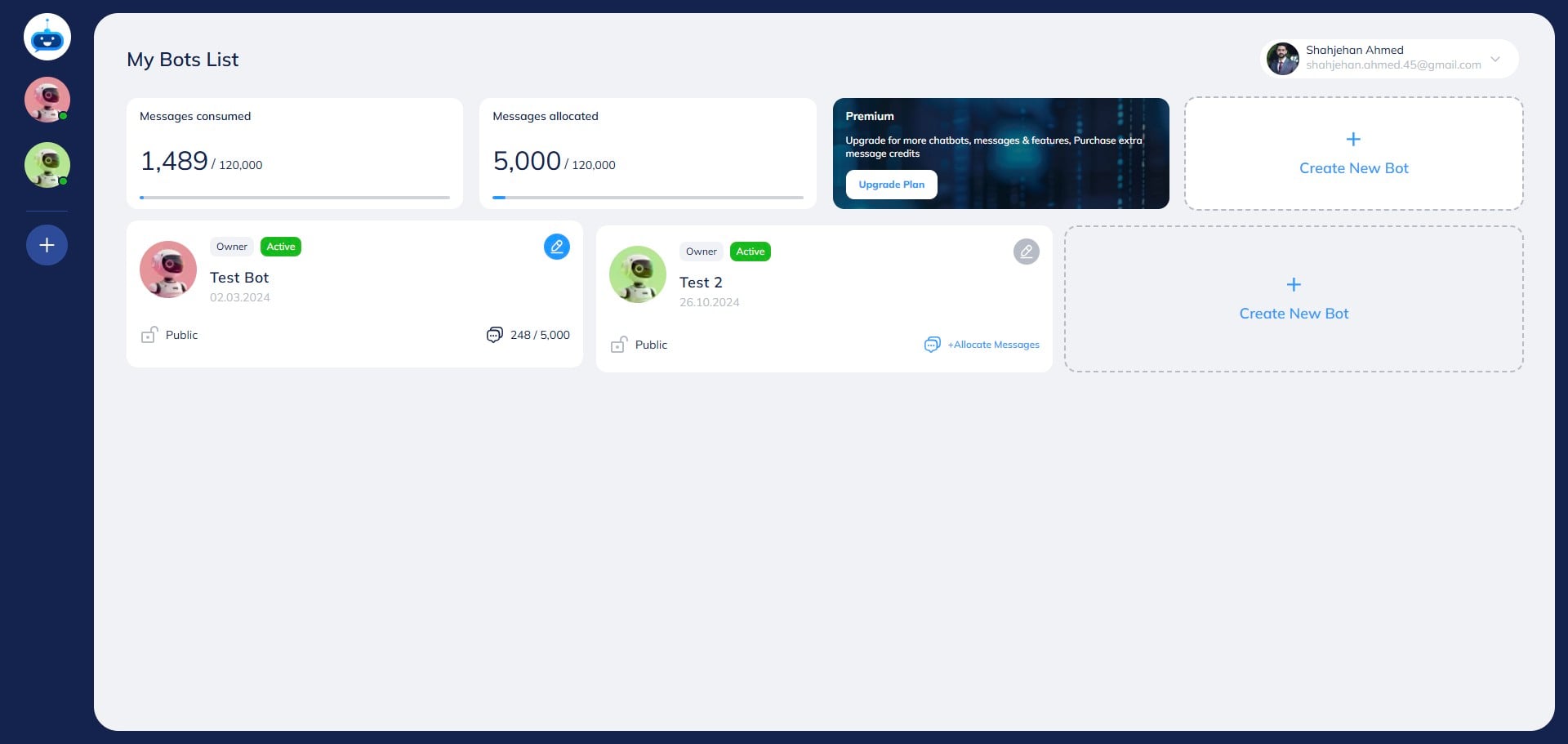 Click on the chatbot to open it.