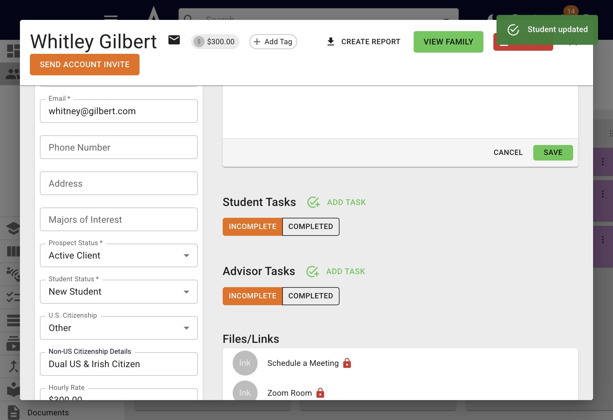 You'll then see the custom field in the applicable profile and can use it just like you would a built-in field! 