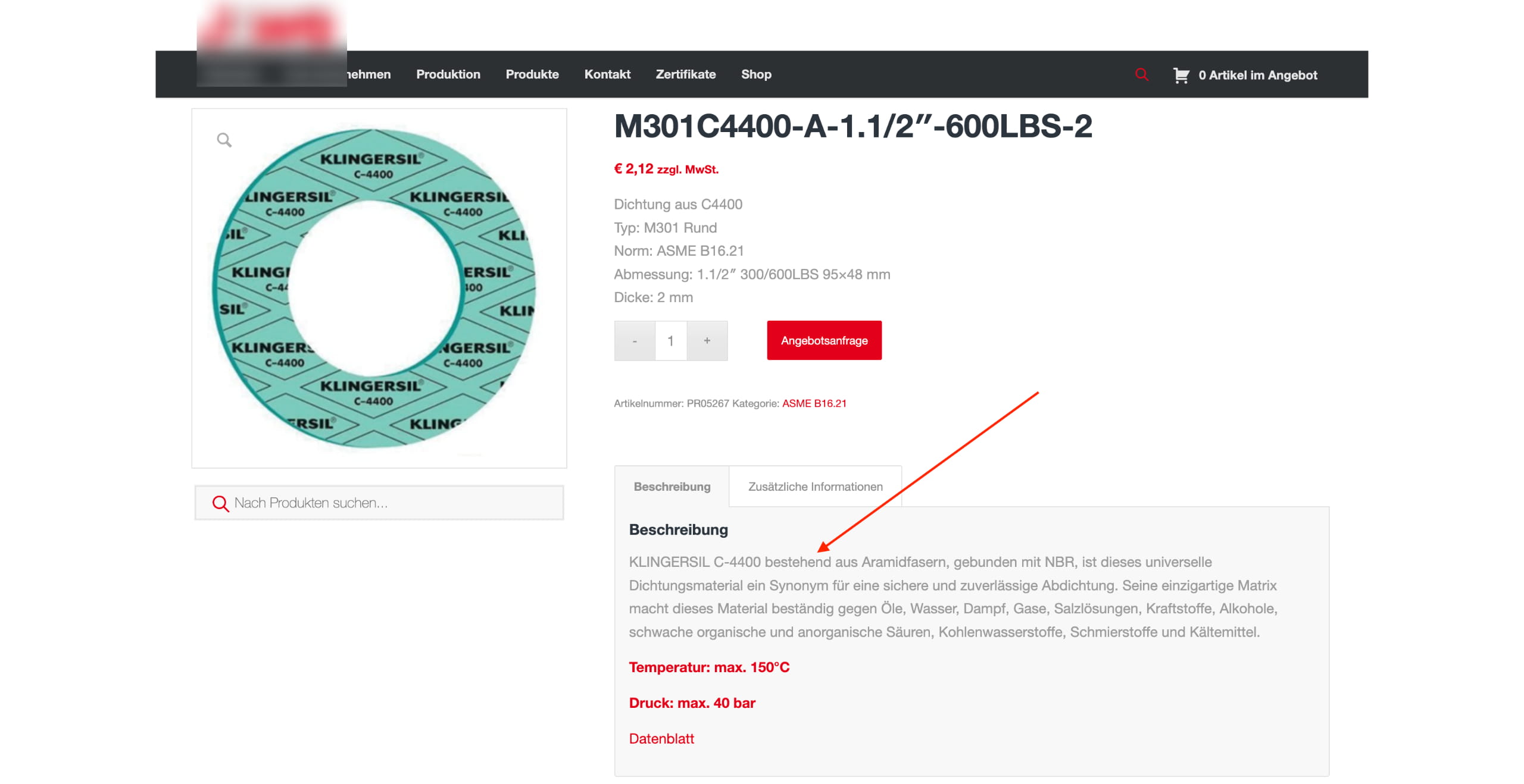 Deze info wordt ook gesynchroniseerd met de webshop