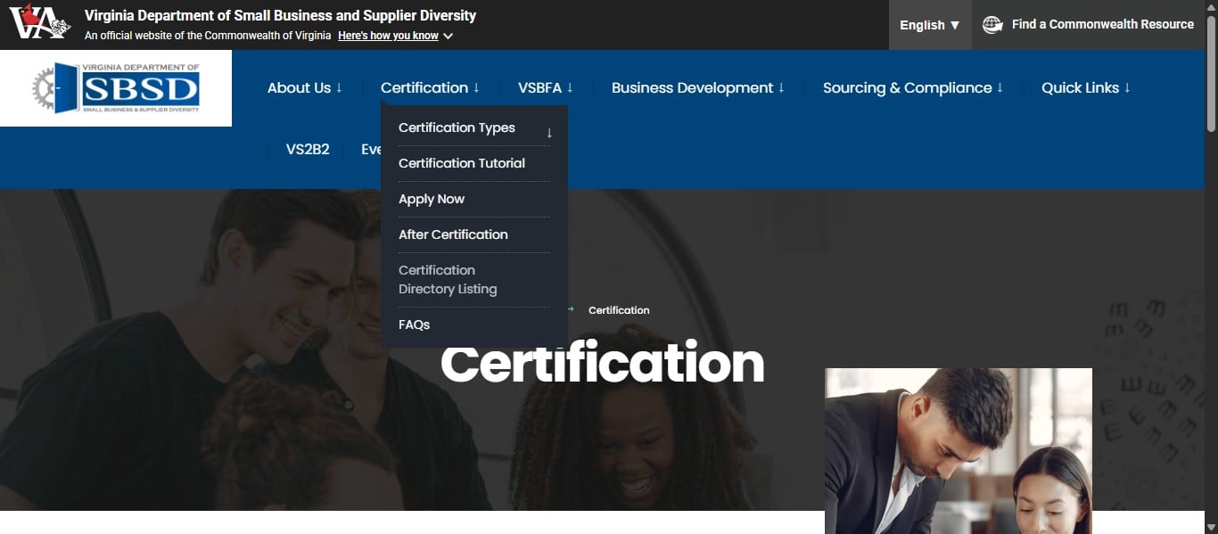 Click on "Certification Directory Listing"