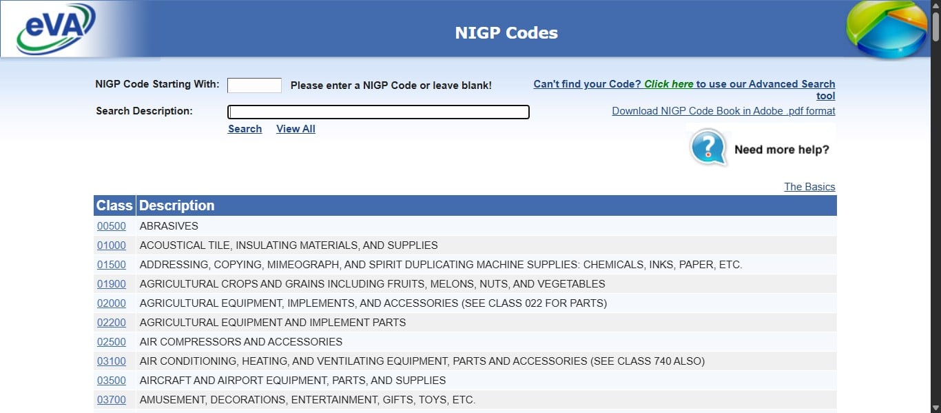 In the Search Description bar, type in the general category of what you are purchasing. If you are purchasing a book, you would enter "book", not the title of the novel. If you are purchasing an electron microscope, you would enter "scientific equipment" and not the model of the equipment you are purchasing. If you need assistance with understanding the general category of what you are purchasing, contact Procurement and we can help. 

Once you have your search description, hit Enter or select Search.
