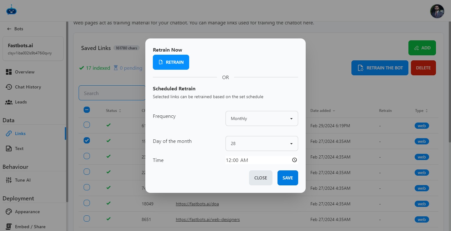 Click on the "Save" button to save all the changes.