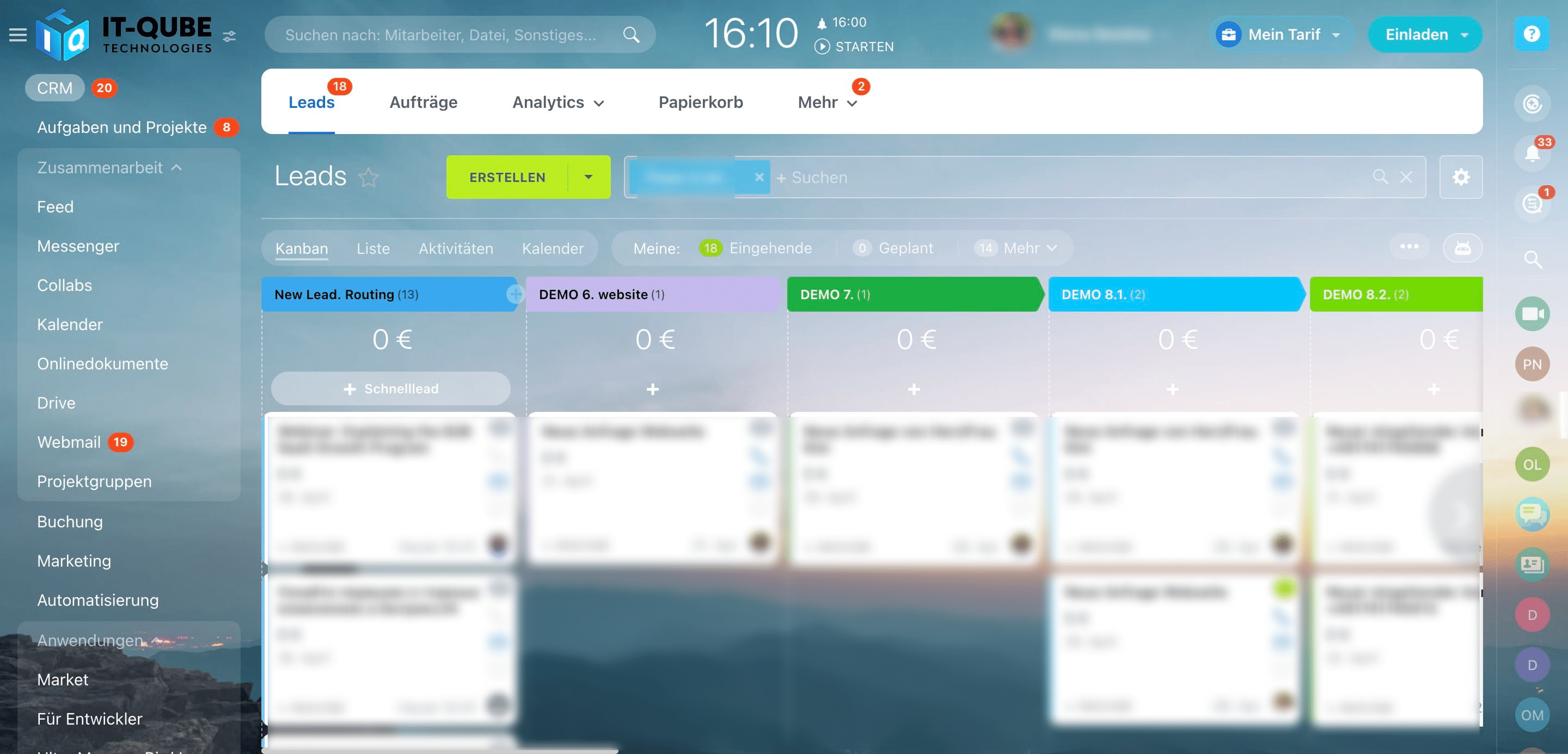 Click on "Schnelllead"