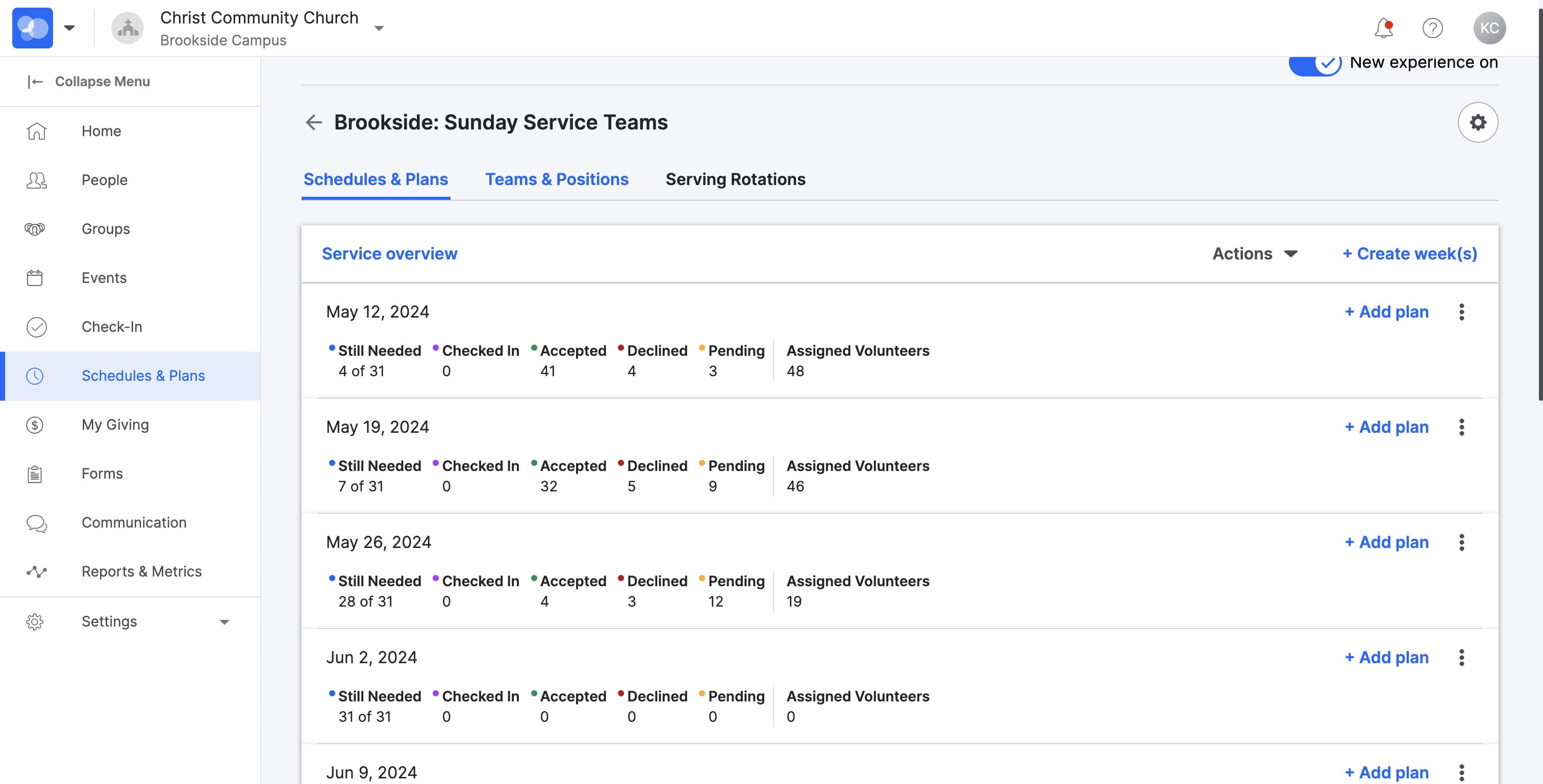 SELECT "Teams & Positions"