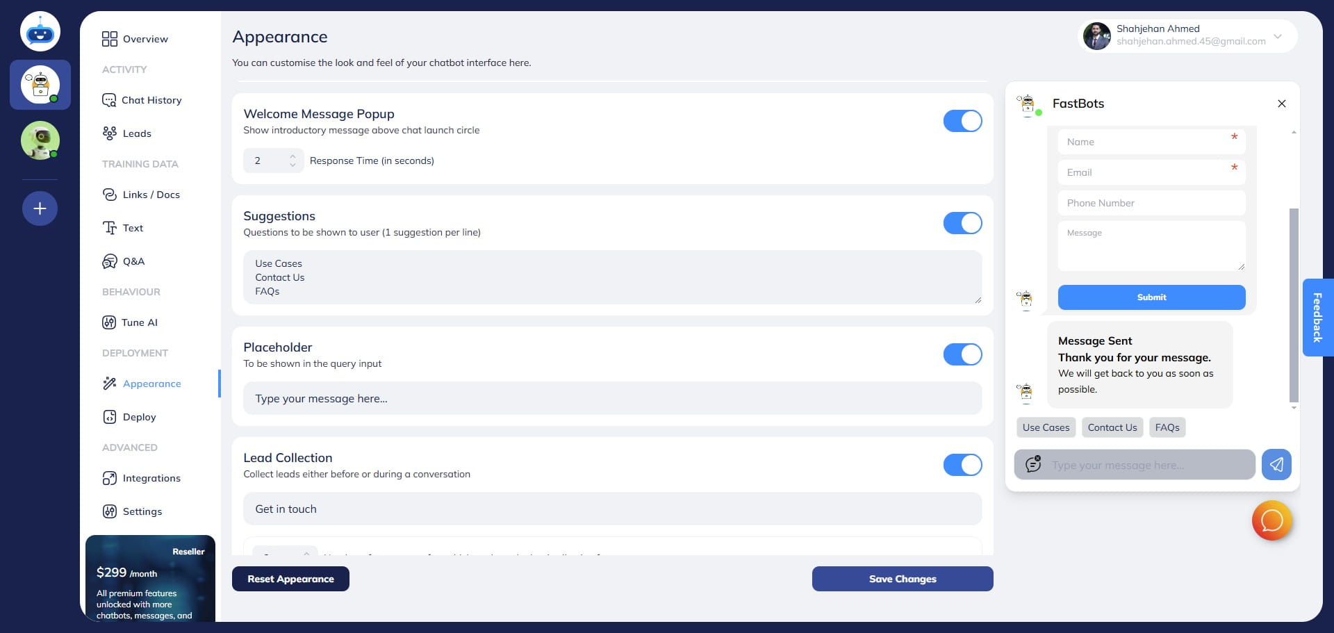 Click on "Save Changes"