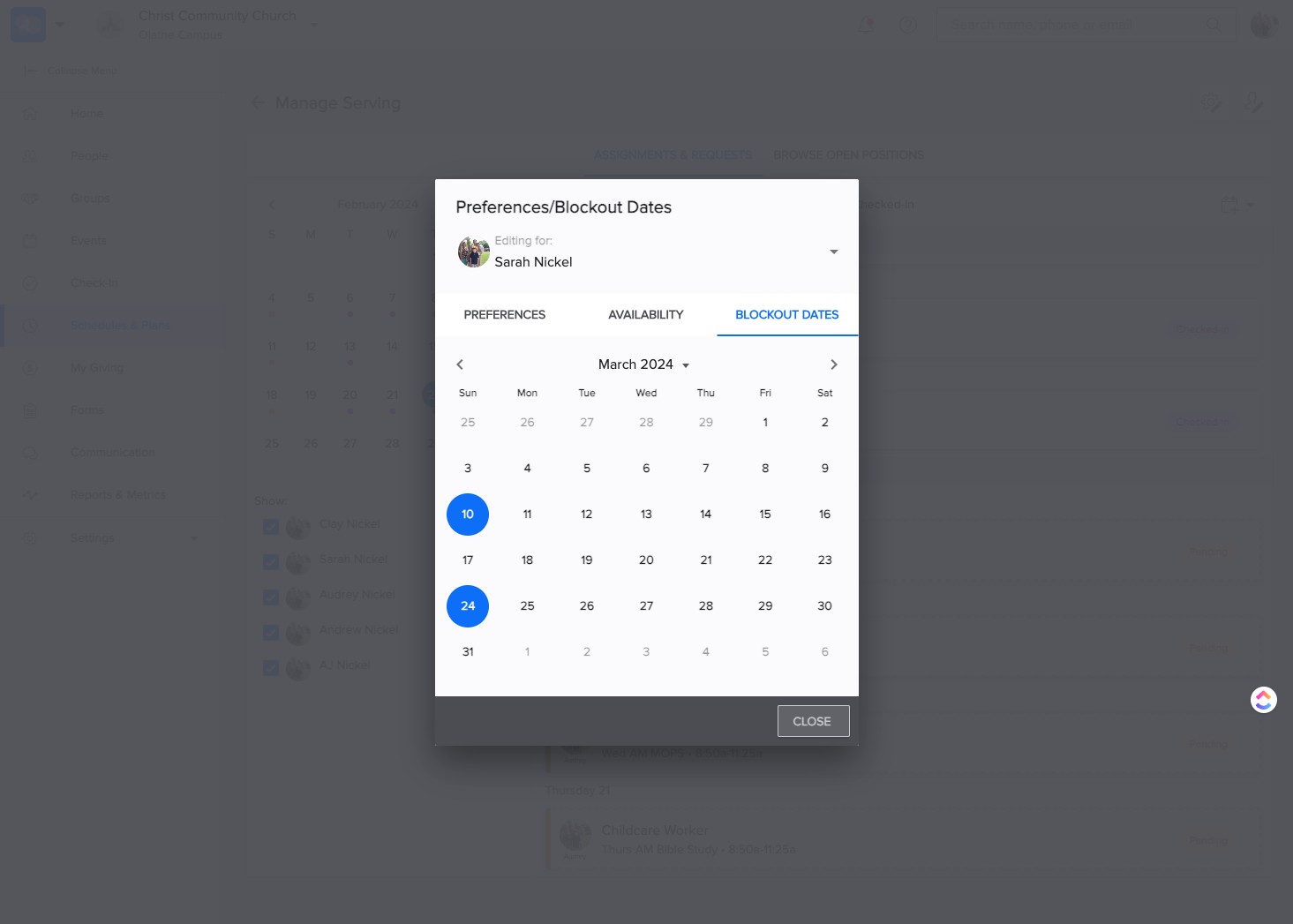 SELECT "Close" to complete the process.